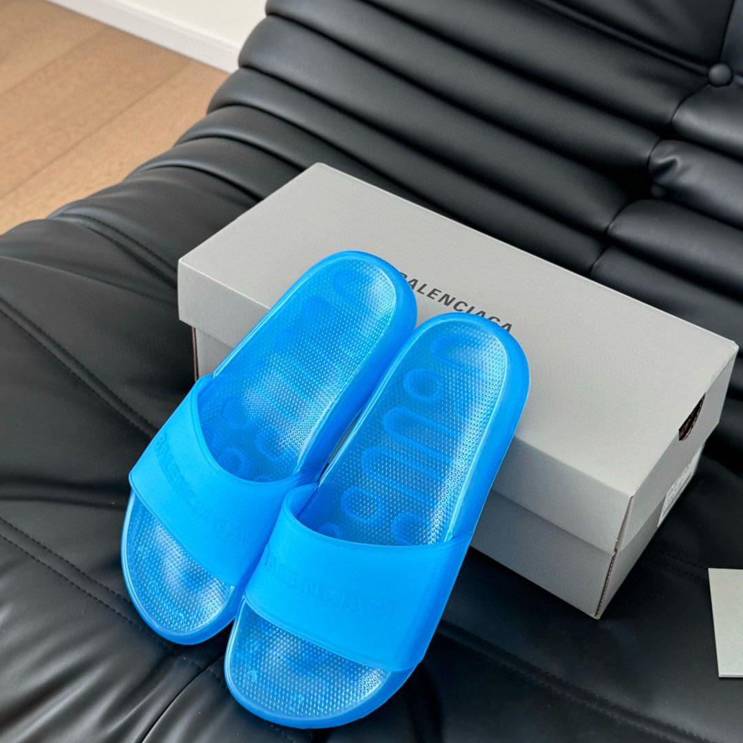 Balenciaga Pool Transparent Slide Sandal - DesignerGu