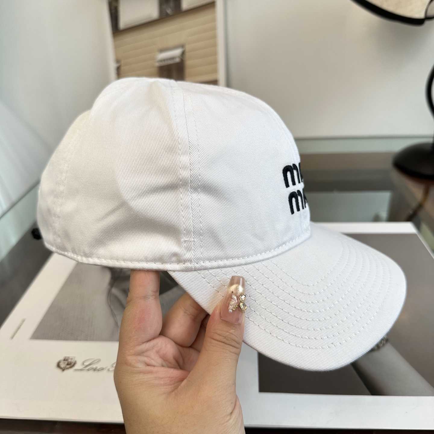 Miu Miu Denim Baseball Cap - DesignerGu