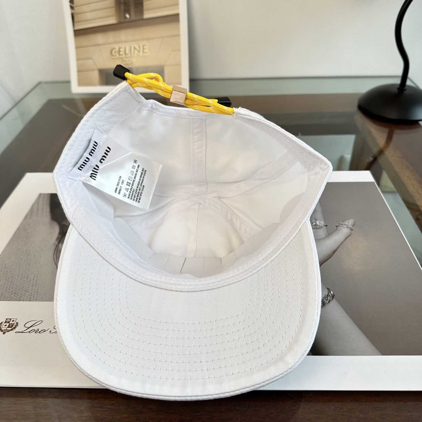 Miu Miu Denim Baseball Cap - DesignerGu