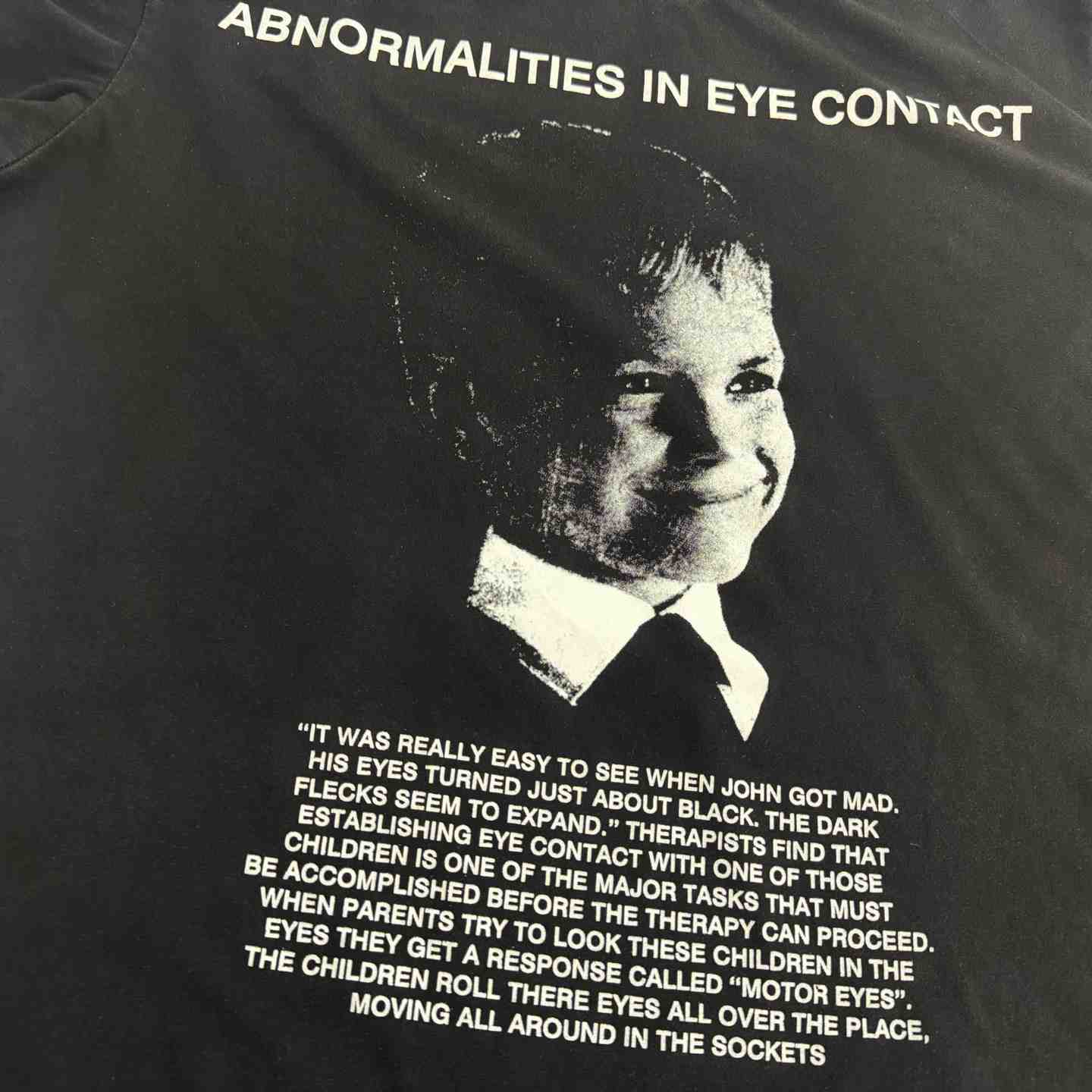Enfants Riches Déprimés Abnormalities In Eye Contact T-shirt  - DesignerGu