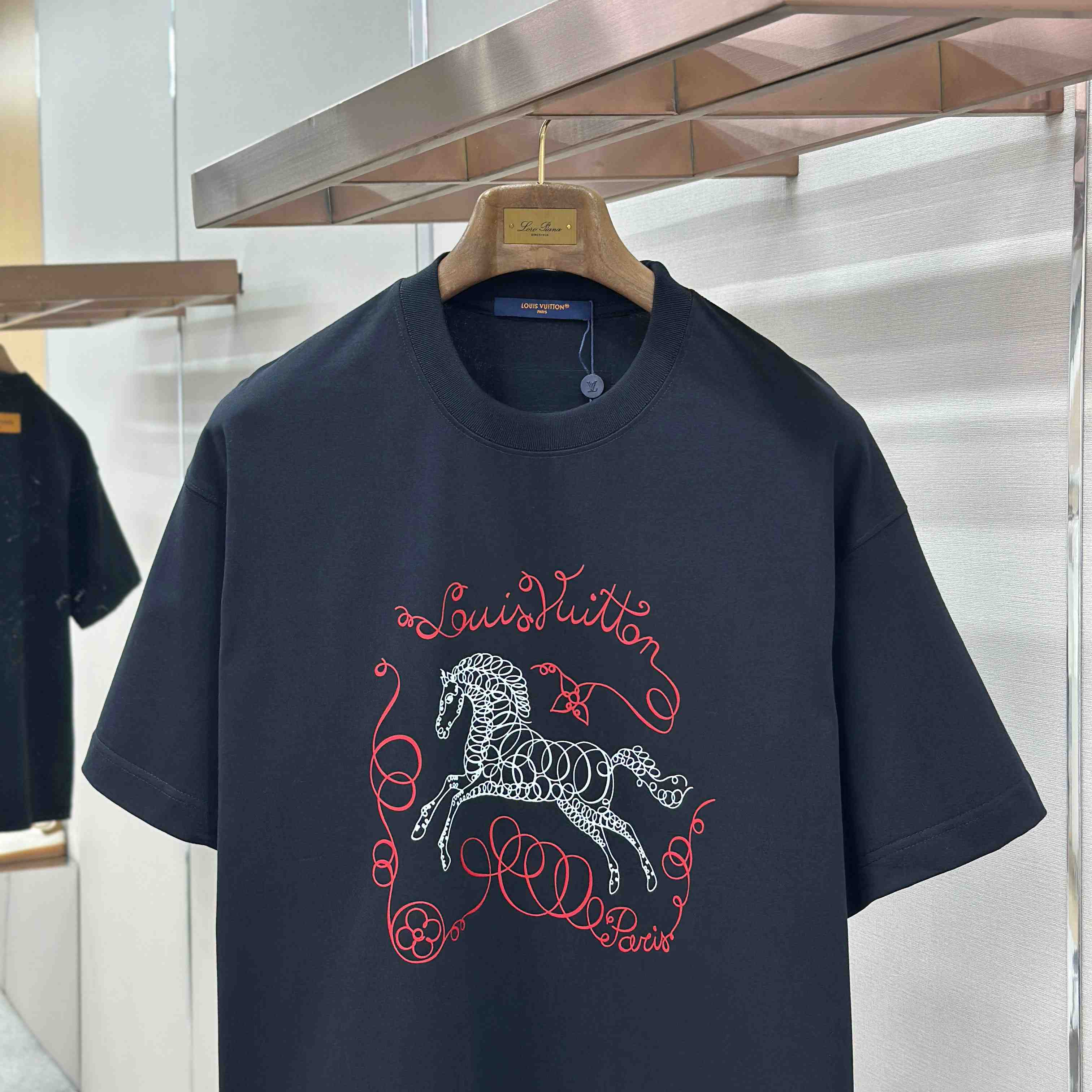 Louis Vuitton Horse Print T-Shirt - DesignerGu