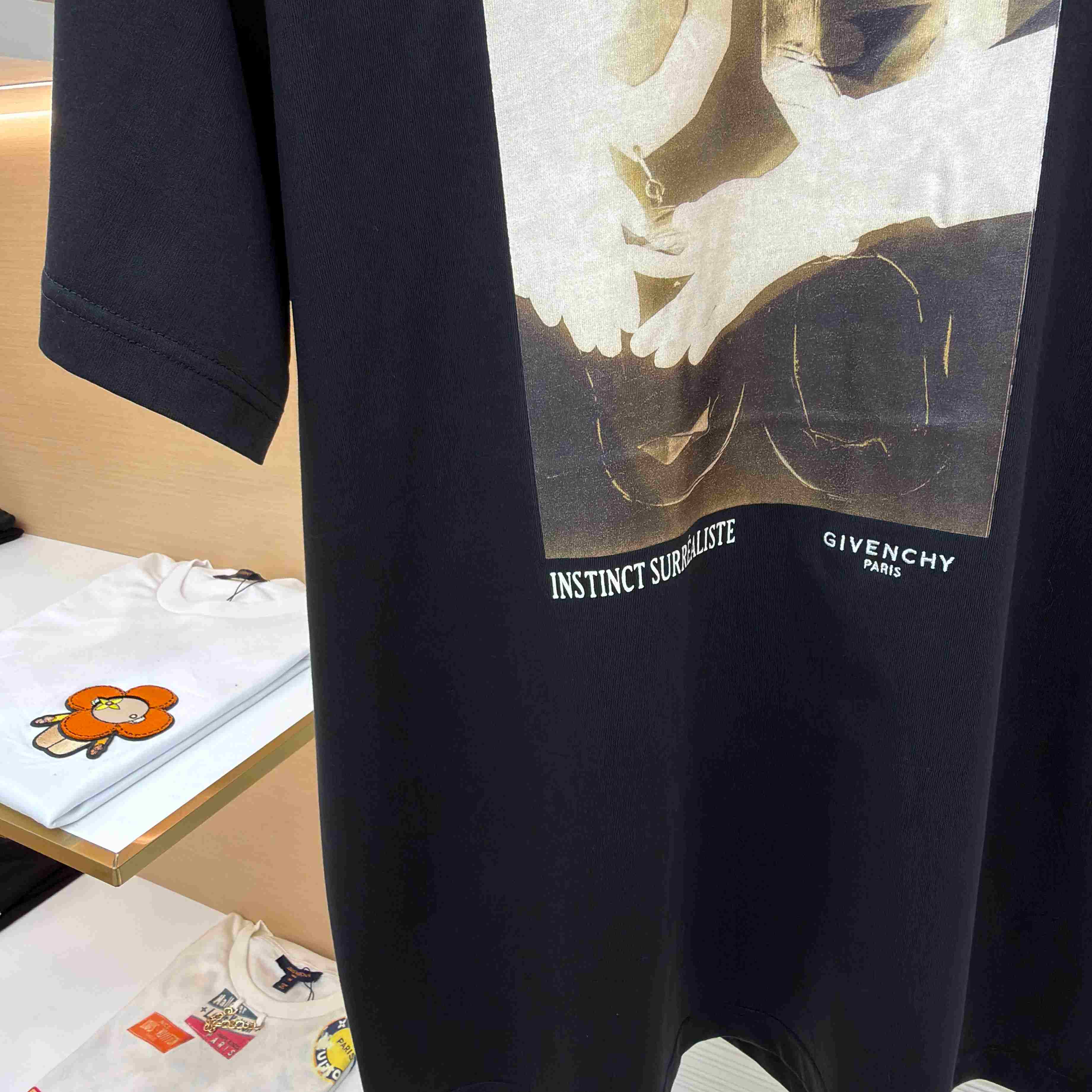 Givenchy T-shirt In Cotton With Surrealism Print - DesignerGu