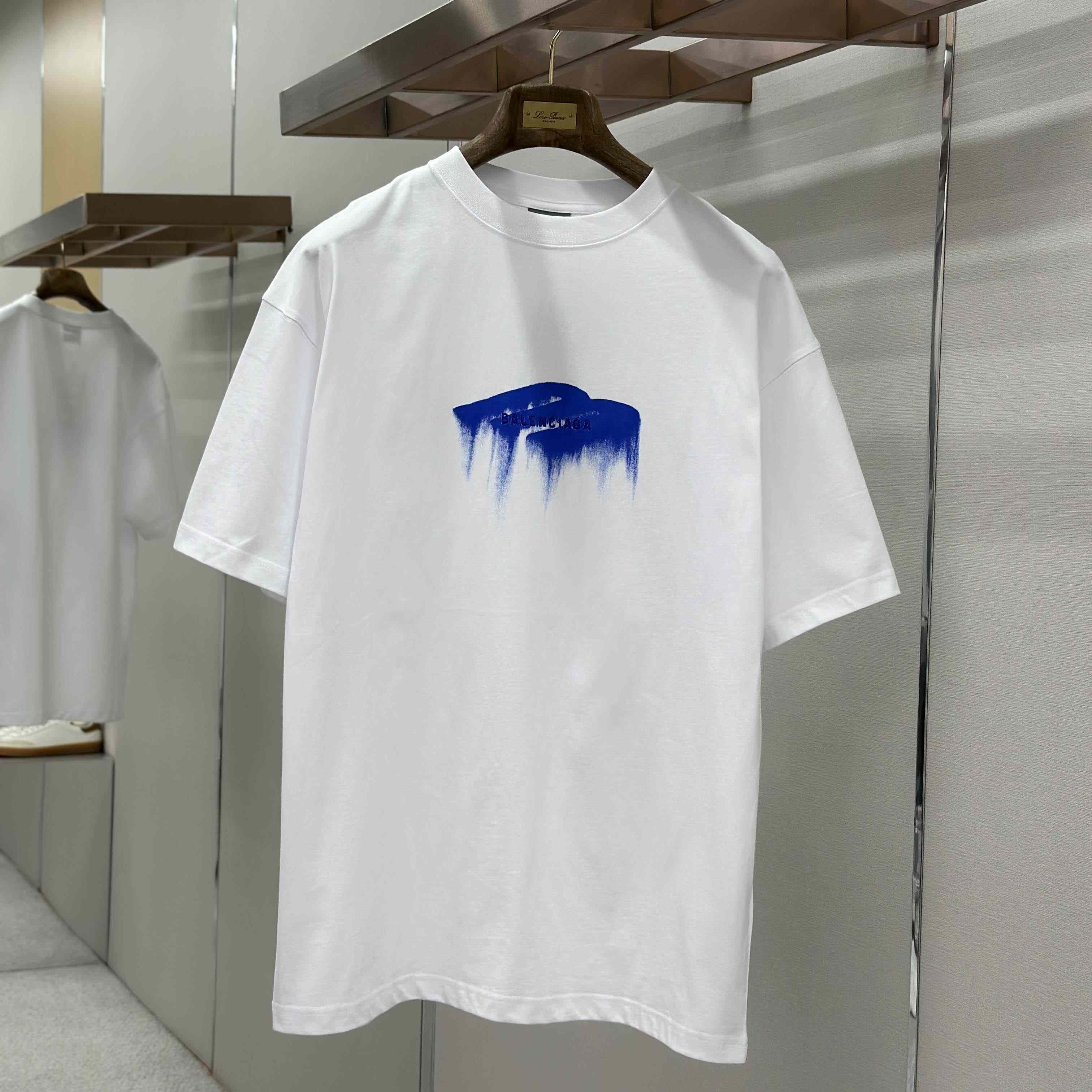 Balenciaga Wet Brush Oversized T-shirt In White - DesignerGu