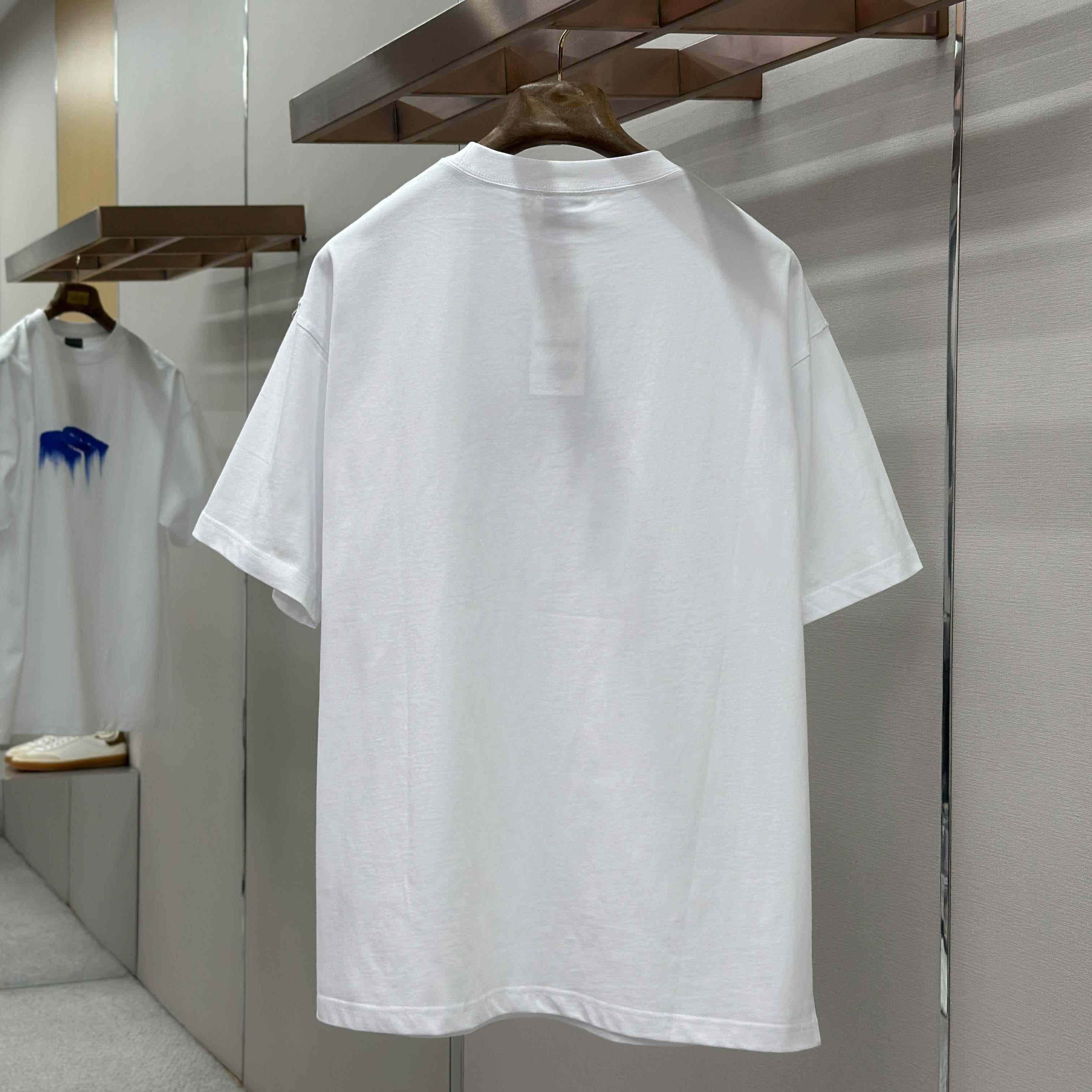 Balenciaga Wet Brush Oversized T-shirt In White - DesignerGu