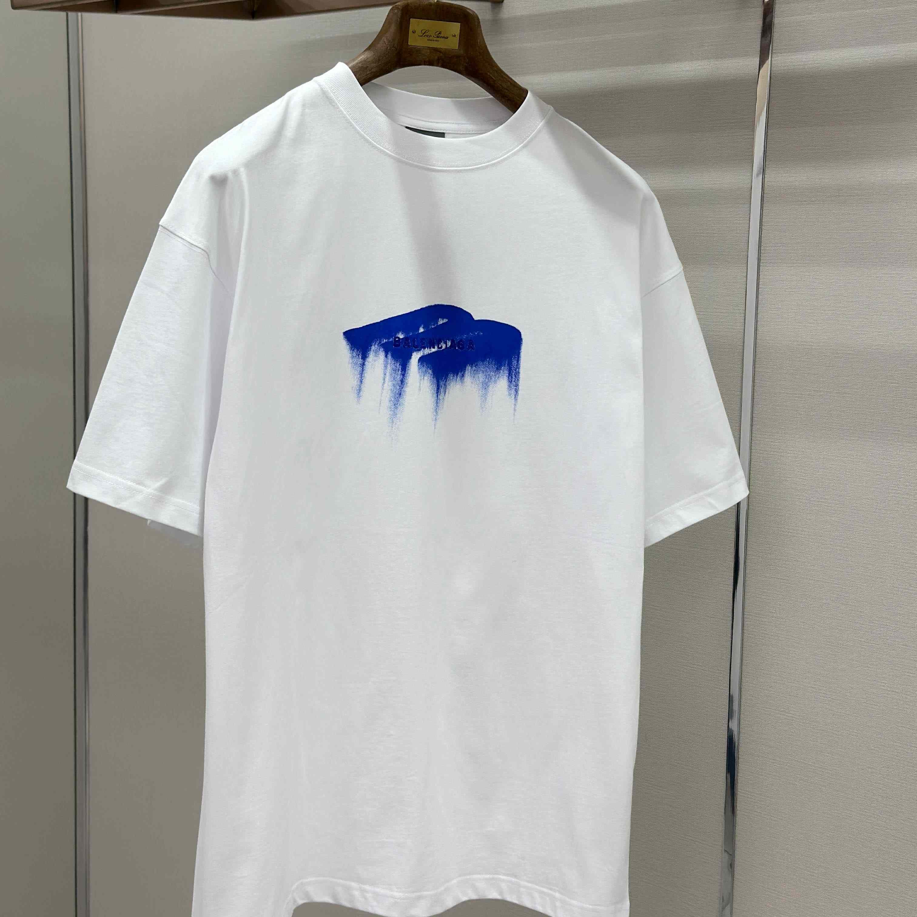 Balenciaga Wet Brush Oversized T-shirt In White - DesignerGu