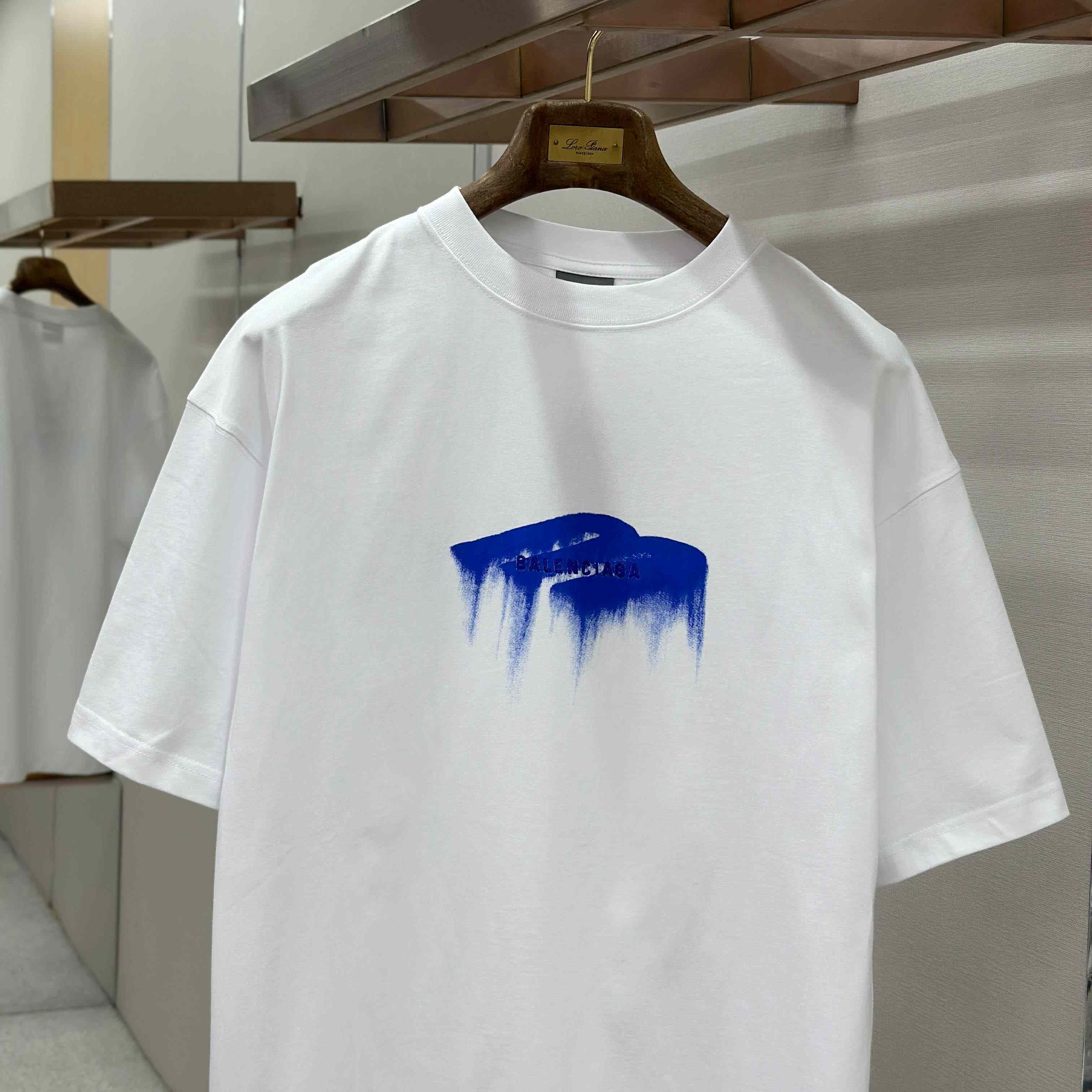 Balenciaga Wet Brush Oversized T-shirt In White - DesignerGu
