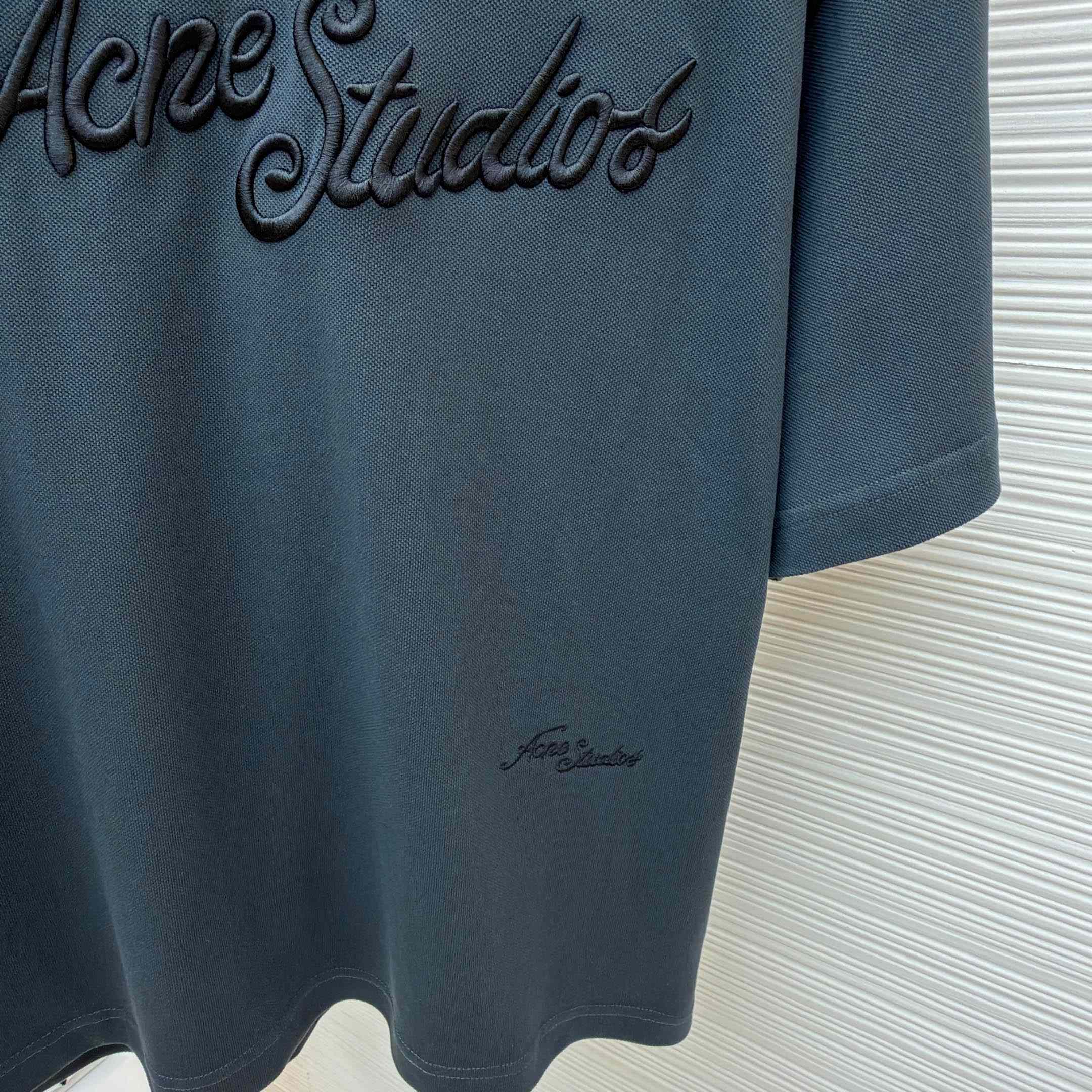 Acne Studios  Embroidered Logo T-shirt - DesignerGu