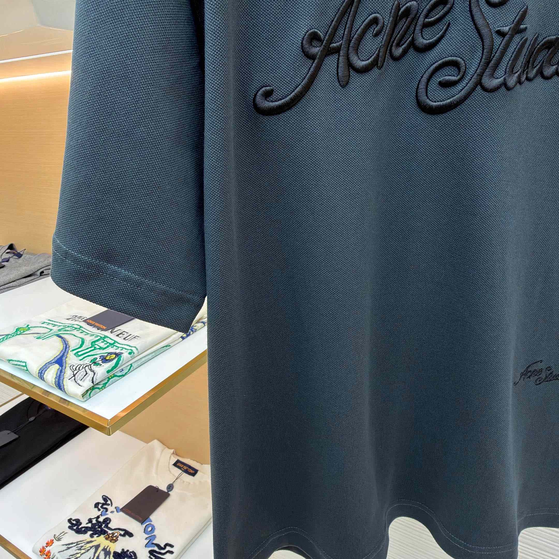 Acne Studios  Embroidered Logo T-shirt - DesignerGu