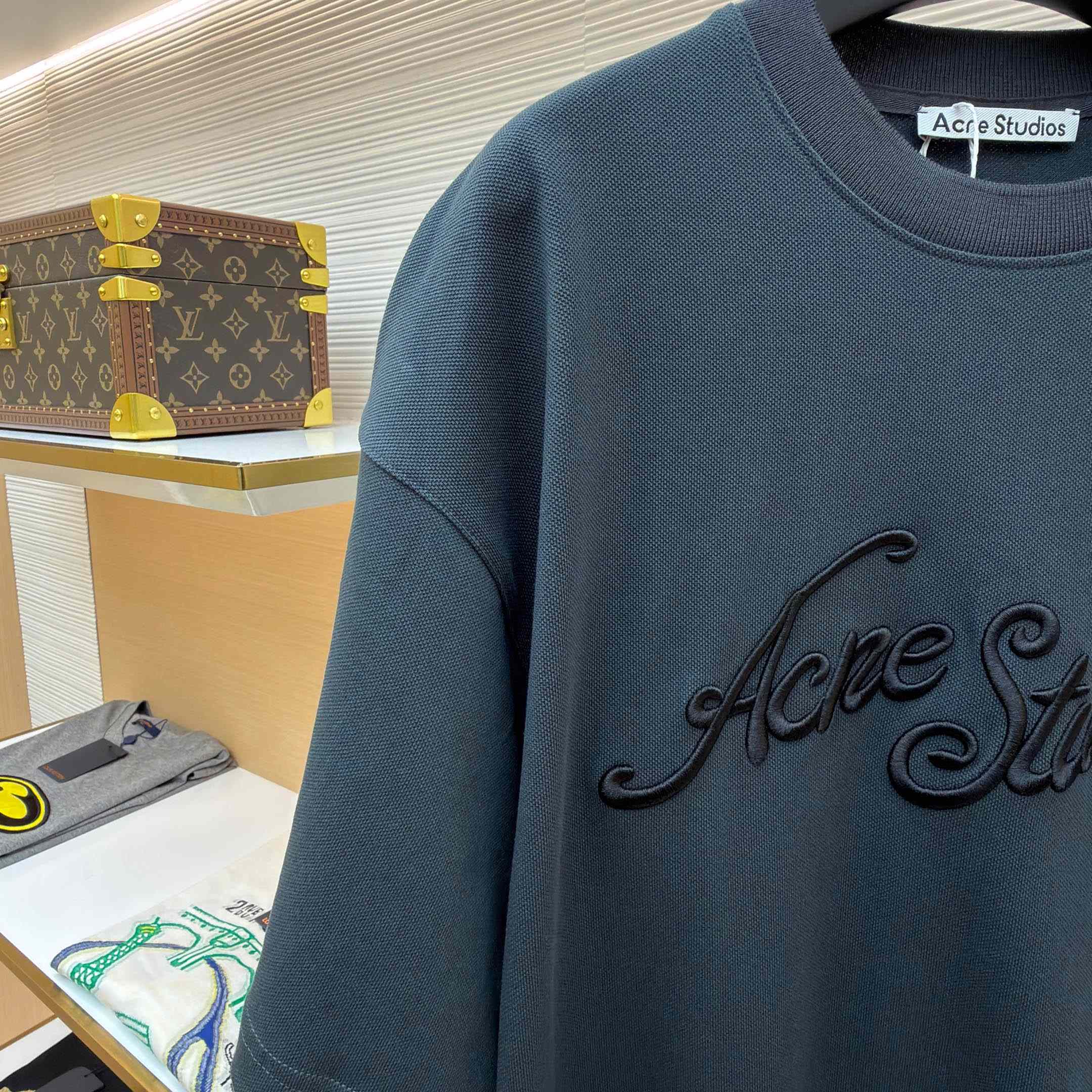 Acne Studios  Embroidered Logo T-shirt - DesignerGu