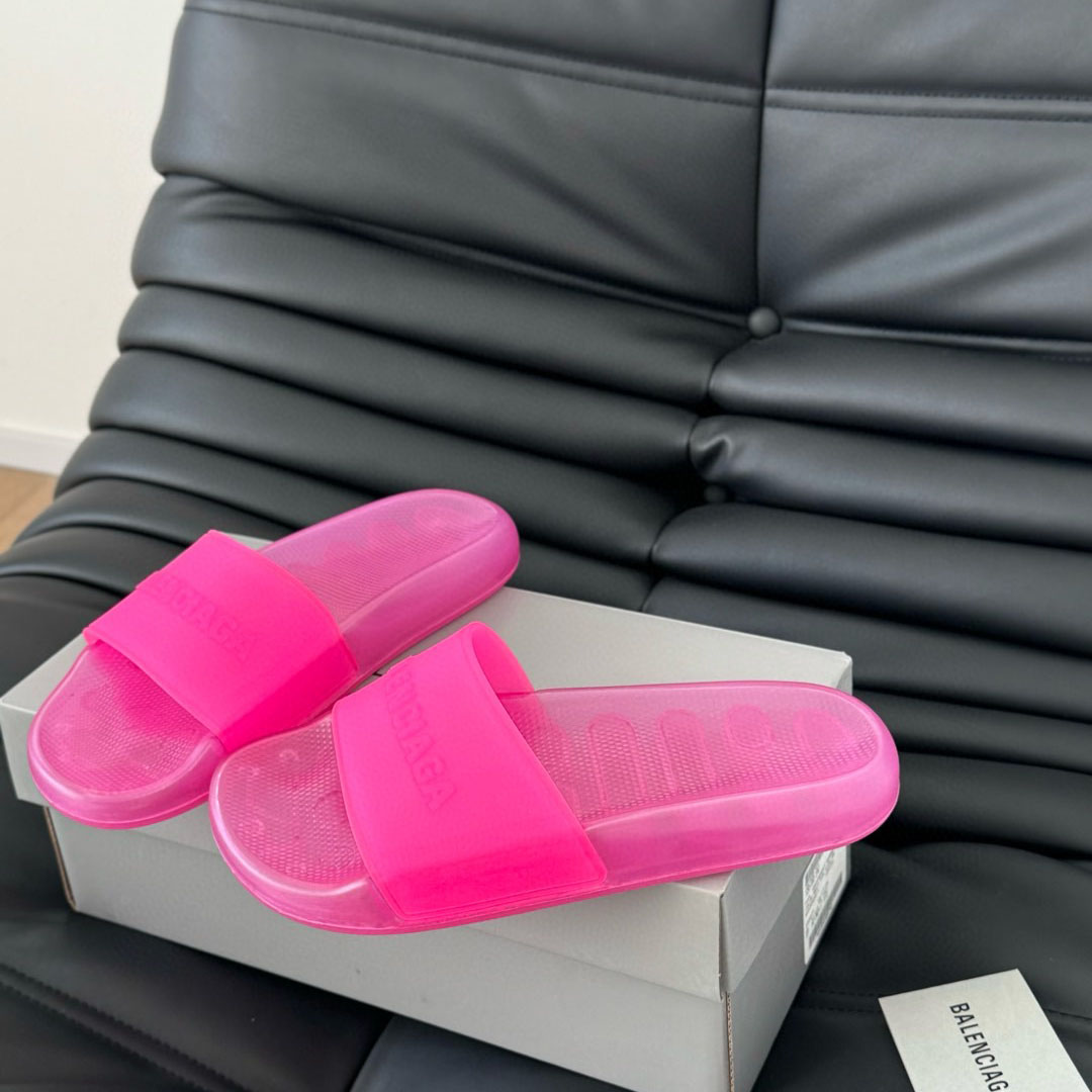 Balenciaga Pool Transparent Slide Sandal - DesignerGu
