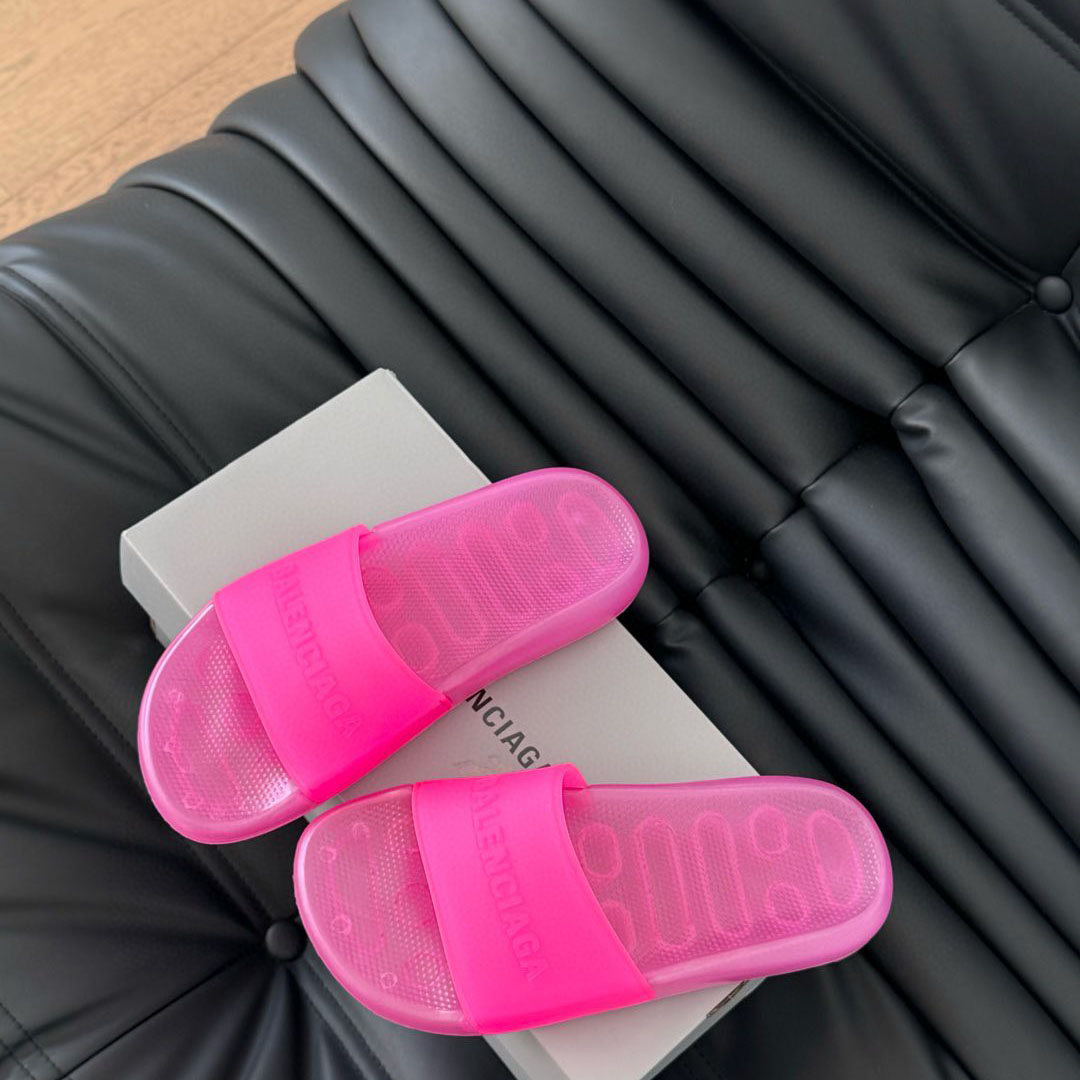 Balenciaga Pool Transparent Slide Sandal - DesignerGu