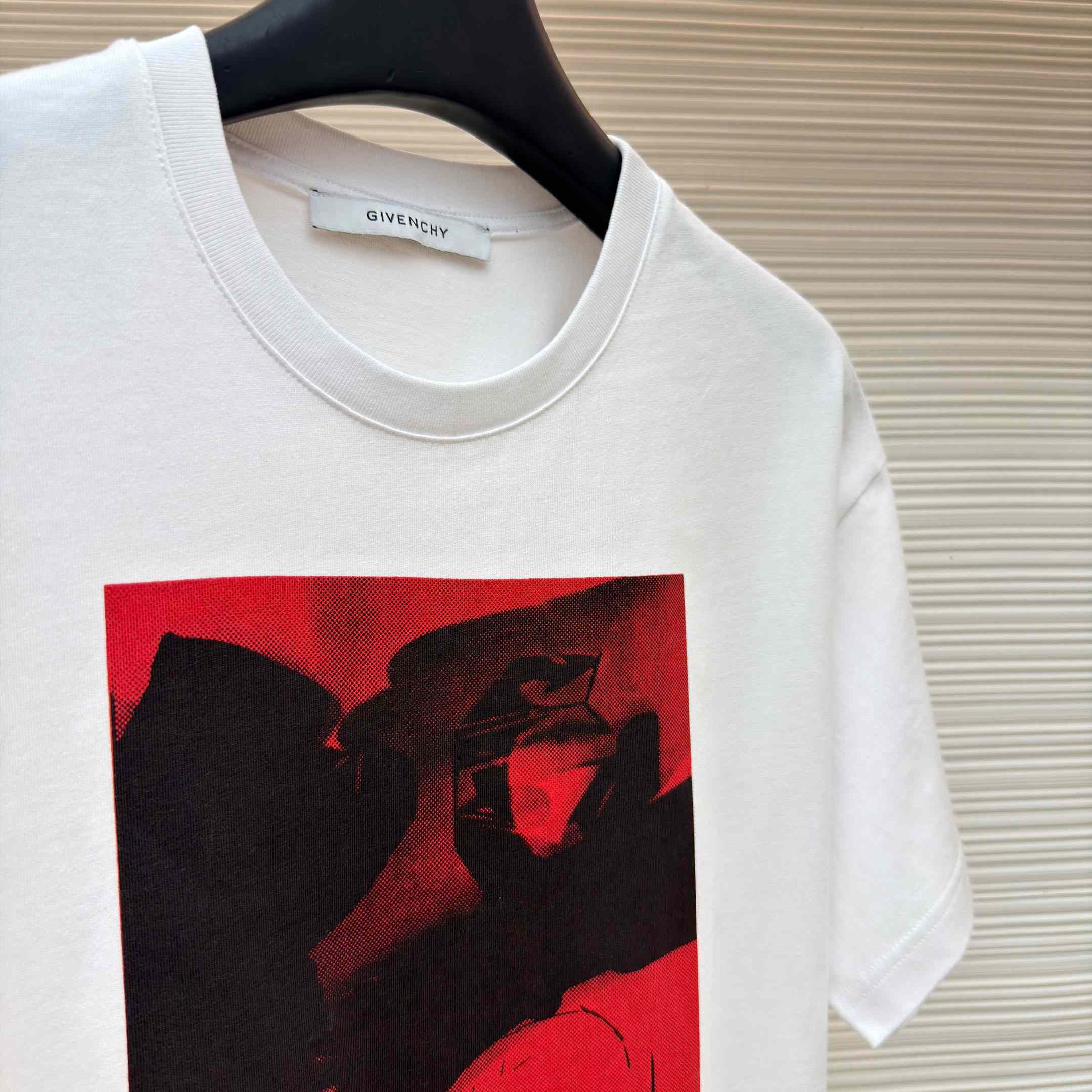 Givenchy T-shirt In Cotton With Surrealism Print - DesignerGu