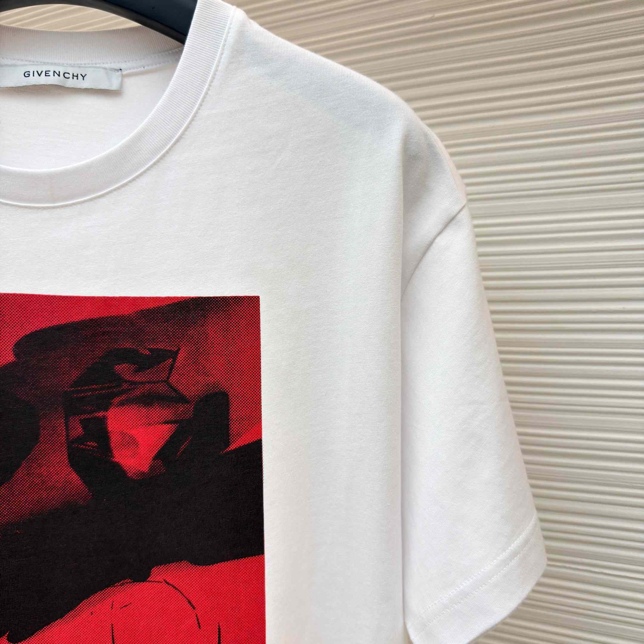 Givenchy T-shirt In Cotton With Surrealism Print - DesignerGu