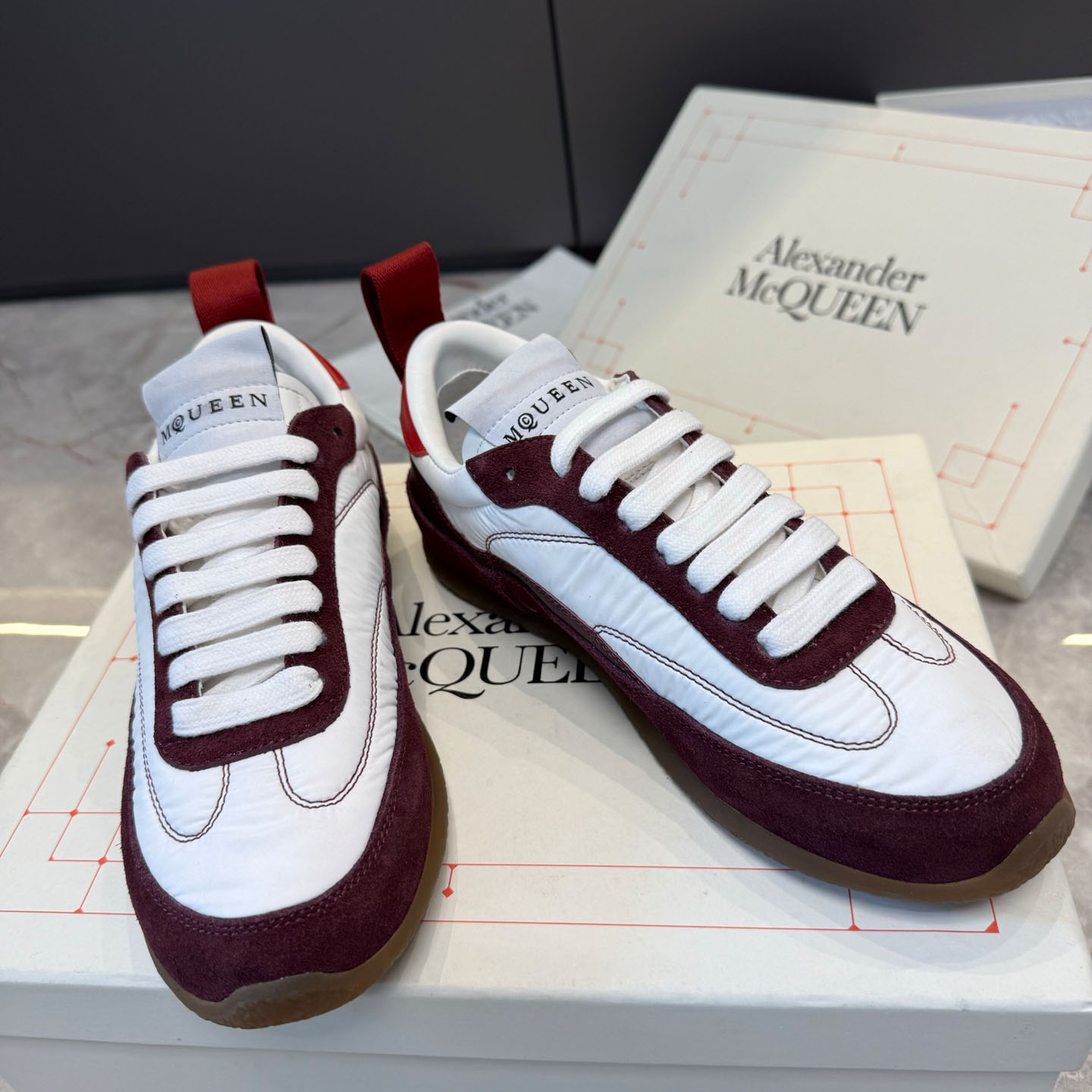 Alexander McQueen EC1 Sneaker In Beige/Brown - DesignerGu