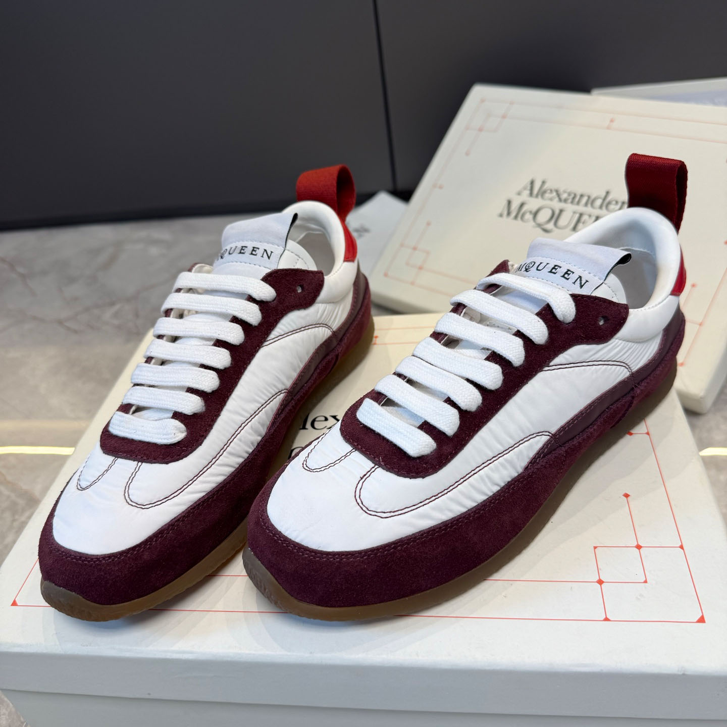 Alexander McQueen EC1 Sneaker In Beige/Brown - DesignerGu