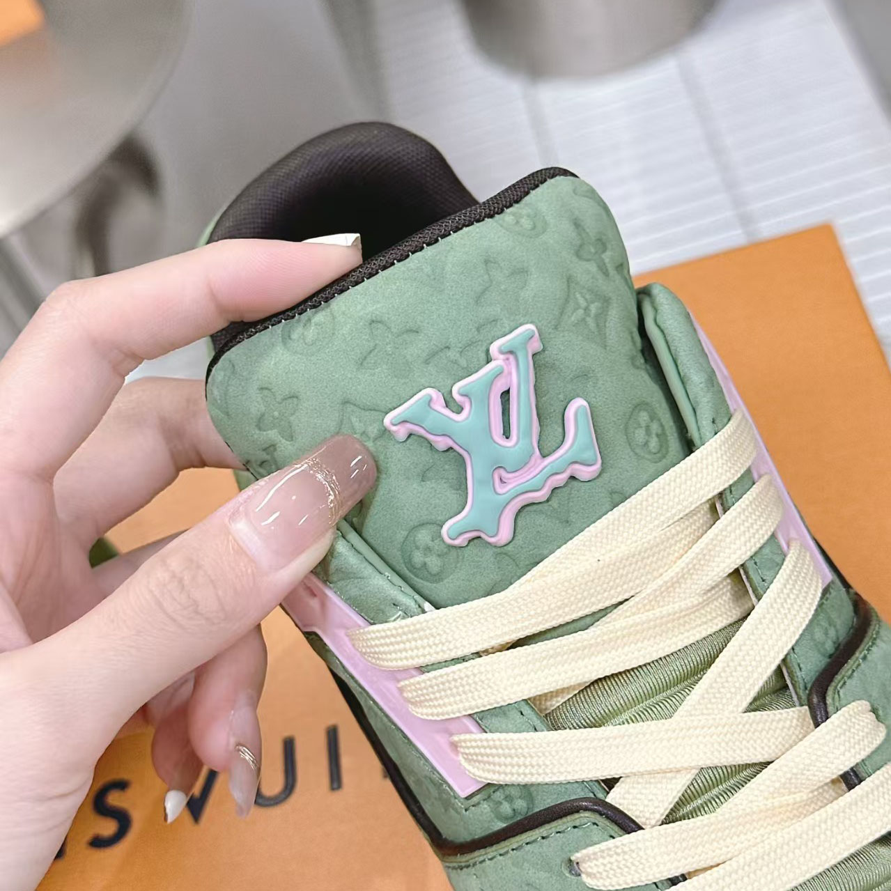 Louis Vuitton  Tyler, The Creator x Louis Vuitton Trainer 'Green' - DesignerGu