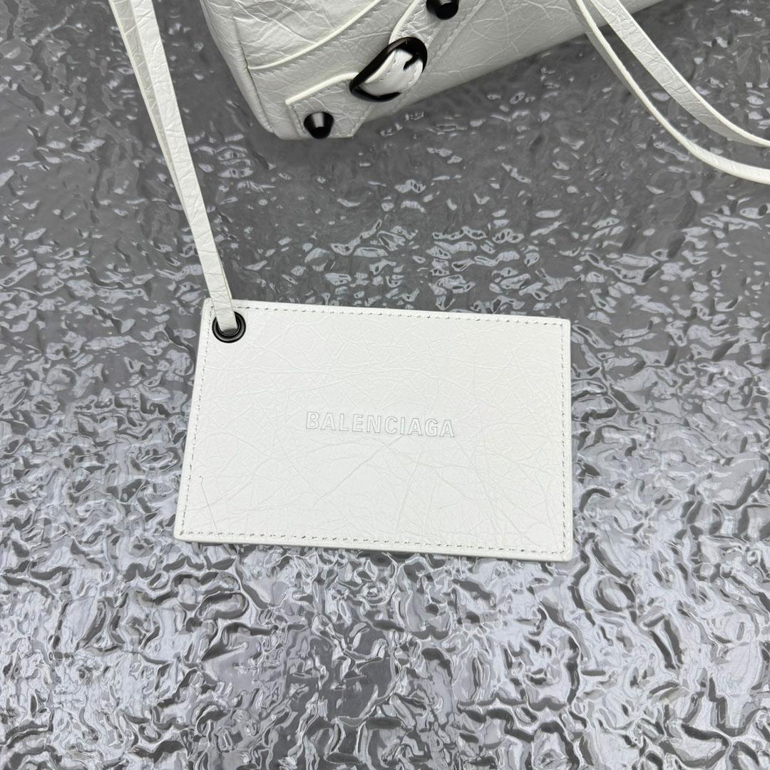 Balenciaga Le City First Bag In White - DesignerGu