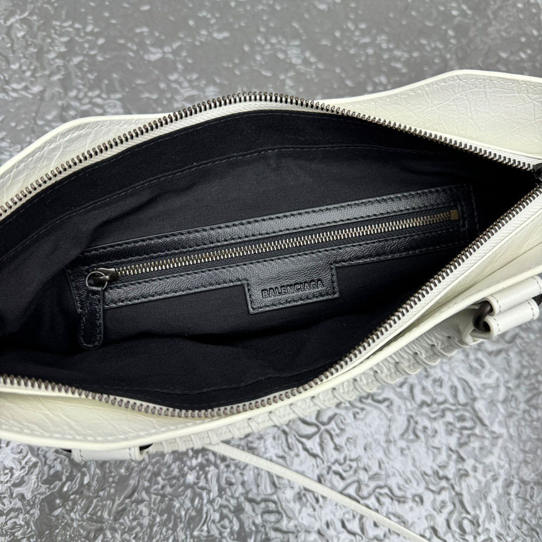 Balenciaga Le City First Bag In White - DesignerGu