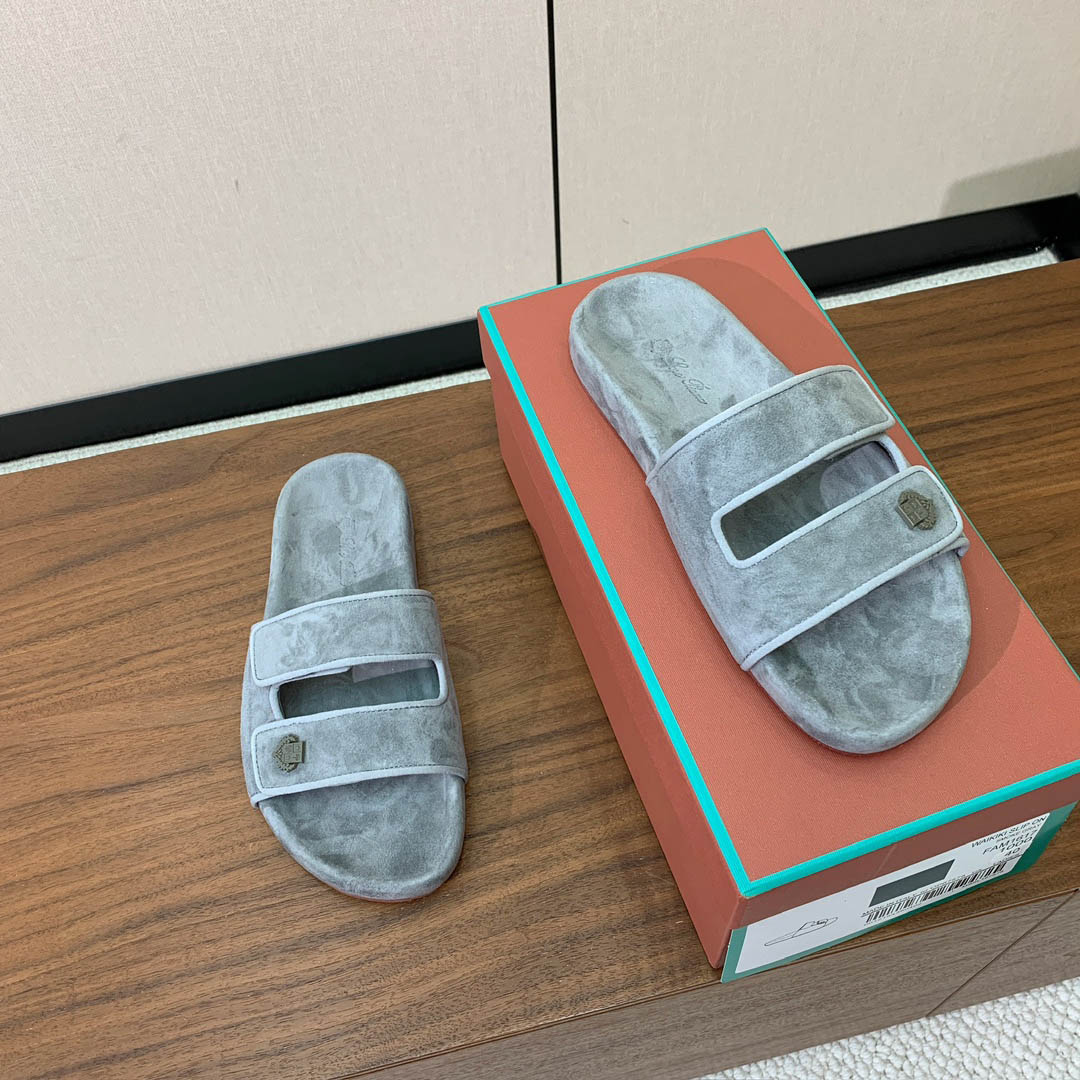 Loro Piana Waikiki Slide Sandal - DesignerGu