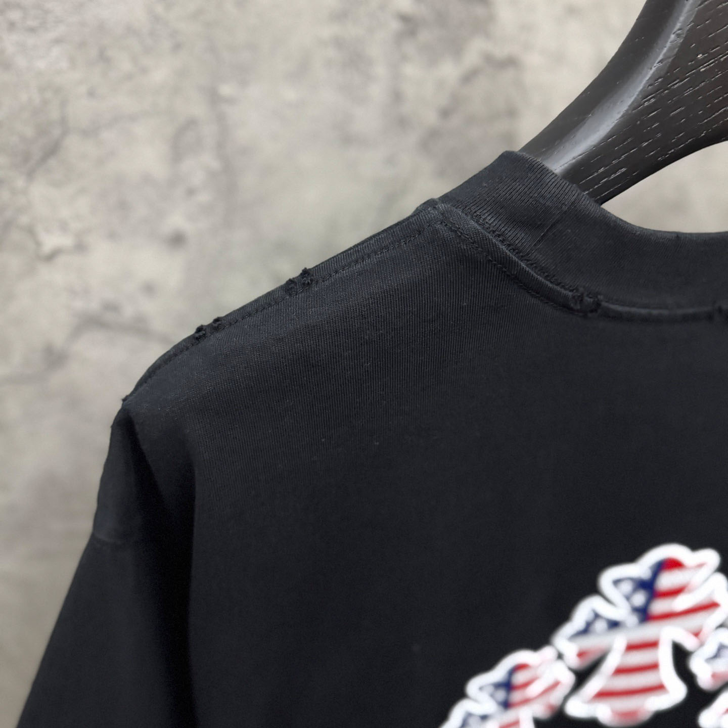 Chrome Hearts Style Cross Graphic Tee 'Black' - DesignerGu