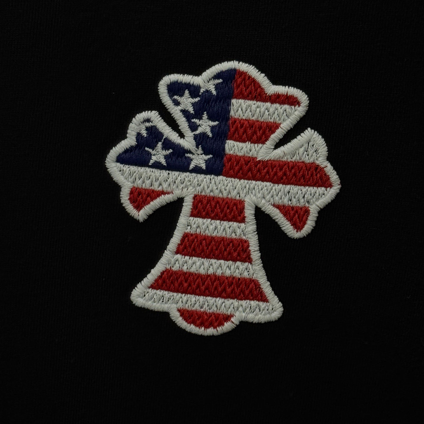 Chrome Hearts Style Cross Graphic Tee 'Black' - DesignerGu