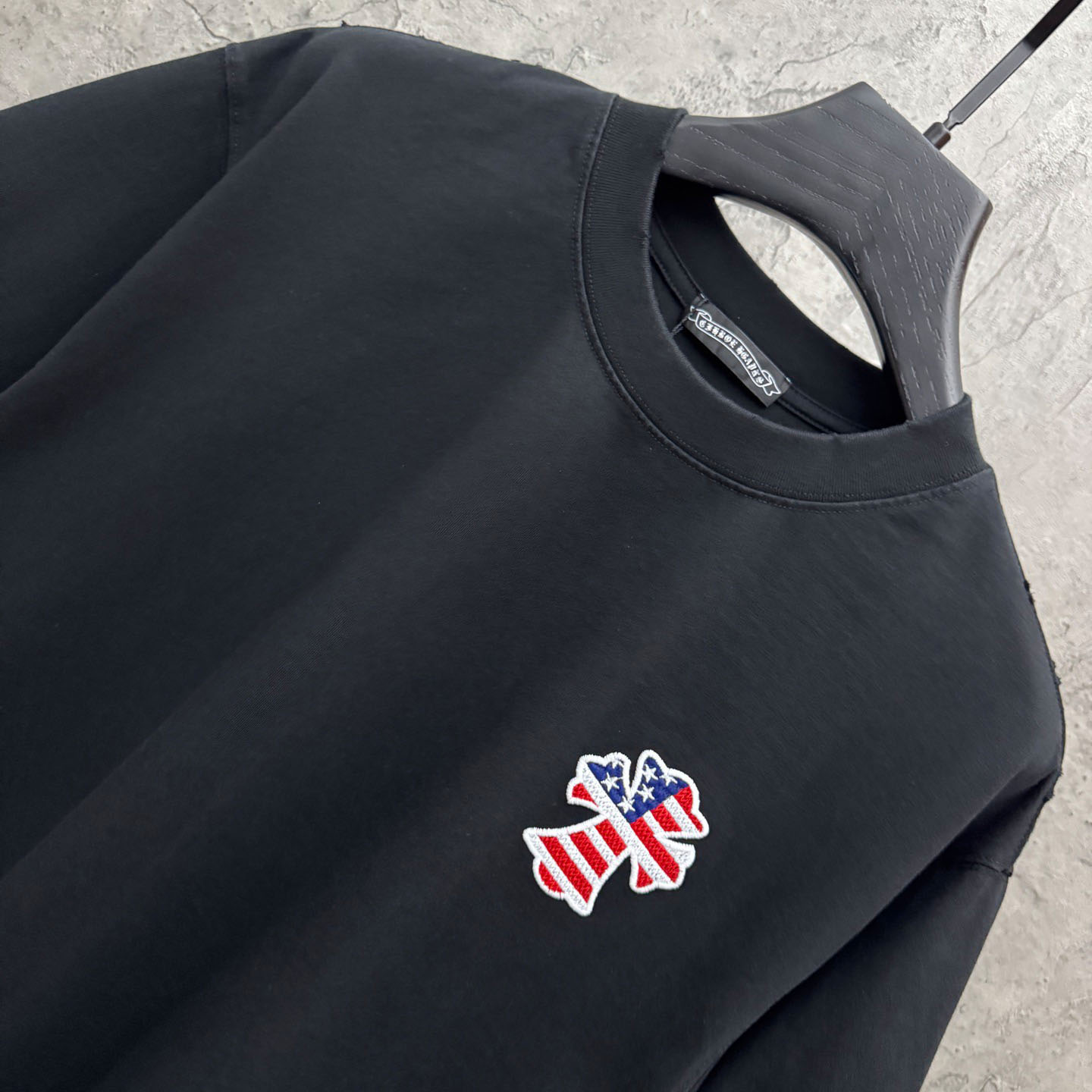 Chrome Hearts Style Cross Graphic Tee 'Black' - DesignerGu