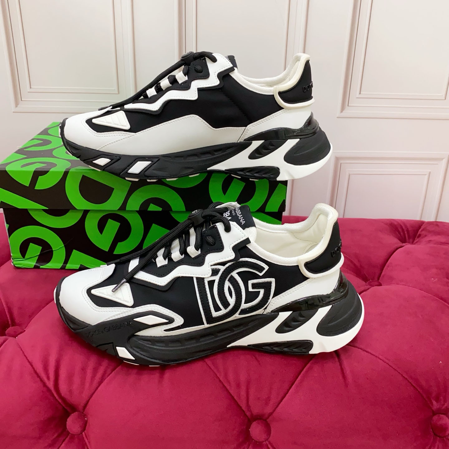 Dolce & Gabbana Day Faster Sneakers In Fabric - DesignerGu