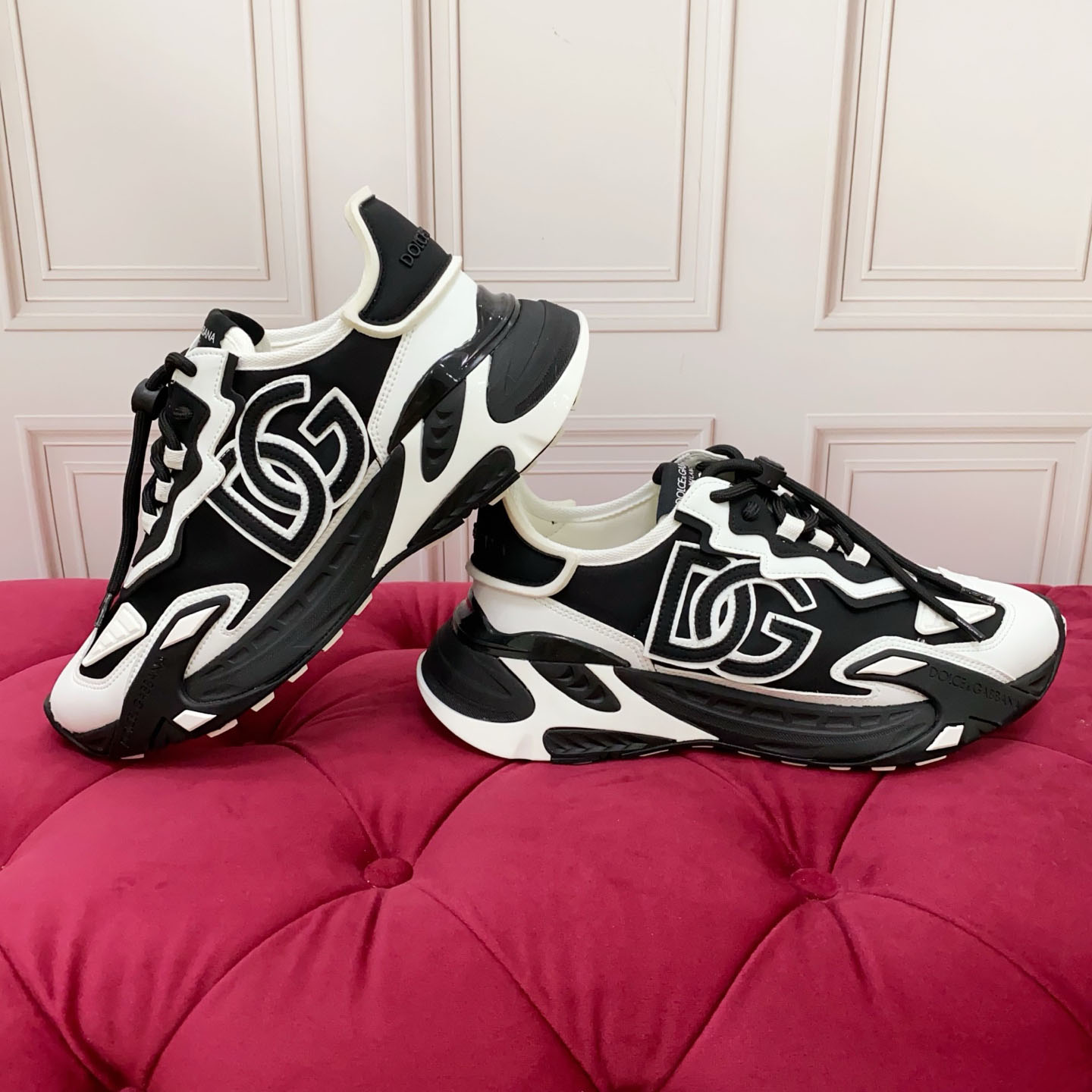 Dolce & Gabbana Day Faster Sneakers In Fabric - DesignerGu