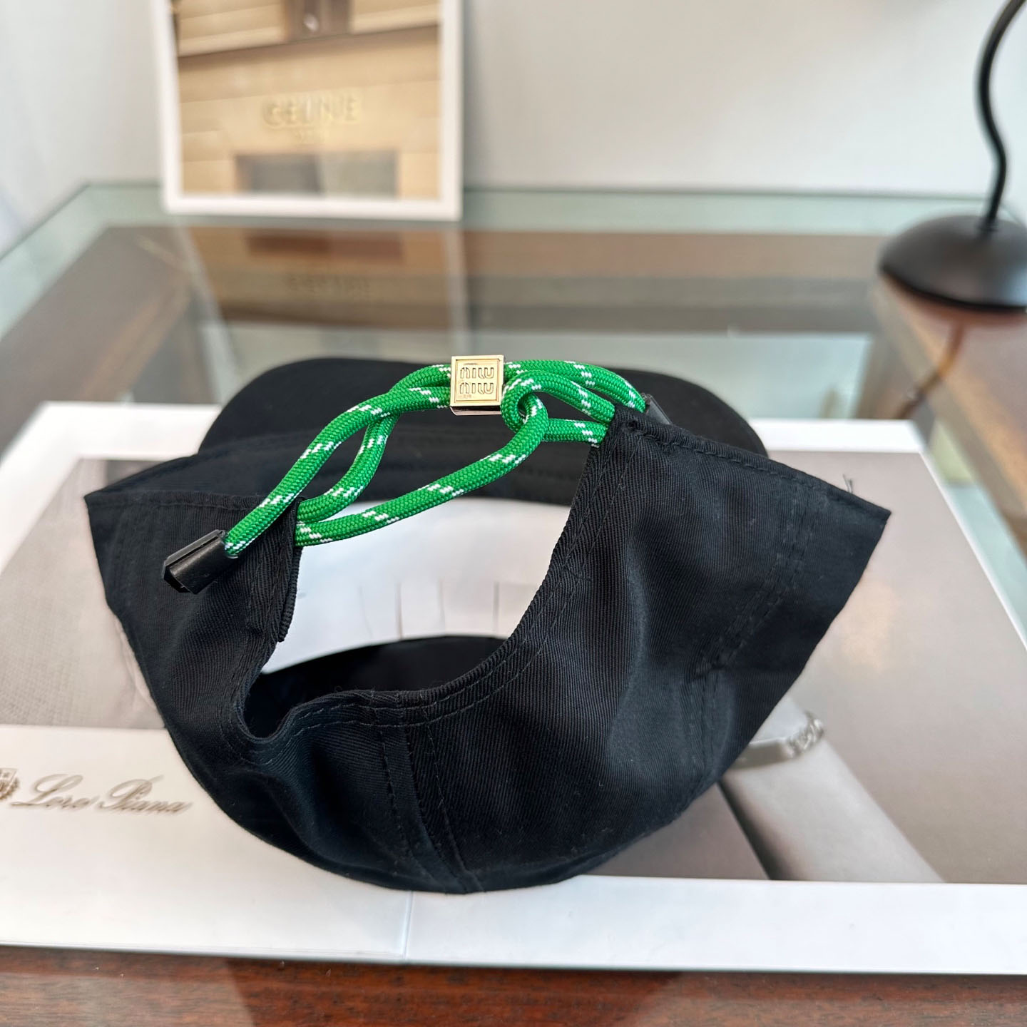 Miu Miu Denim Baseball Cap - DesignerGu