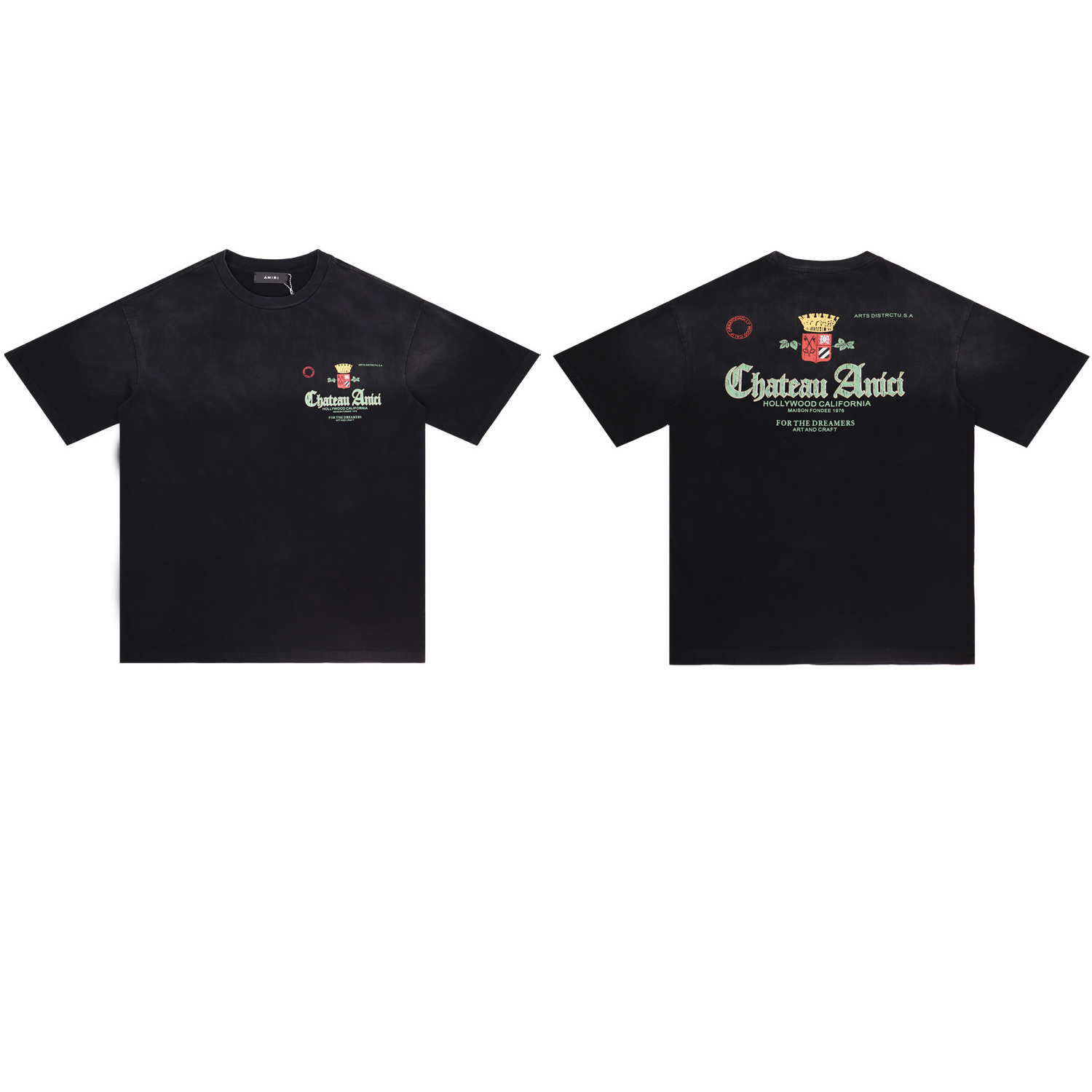 AMIRI Chateau Crown Tee - DesignerGu