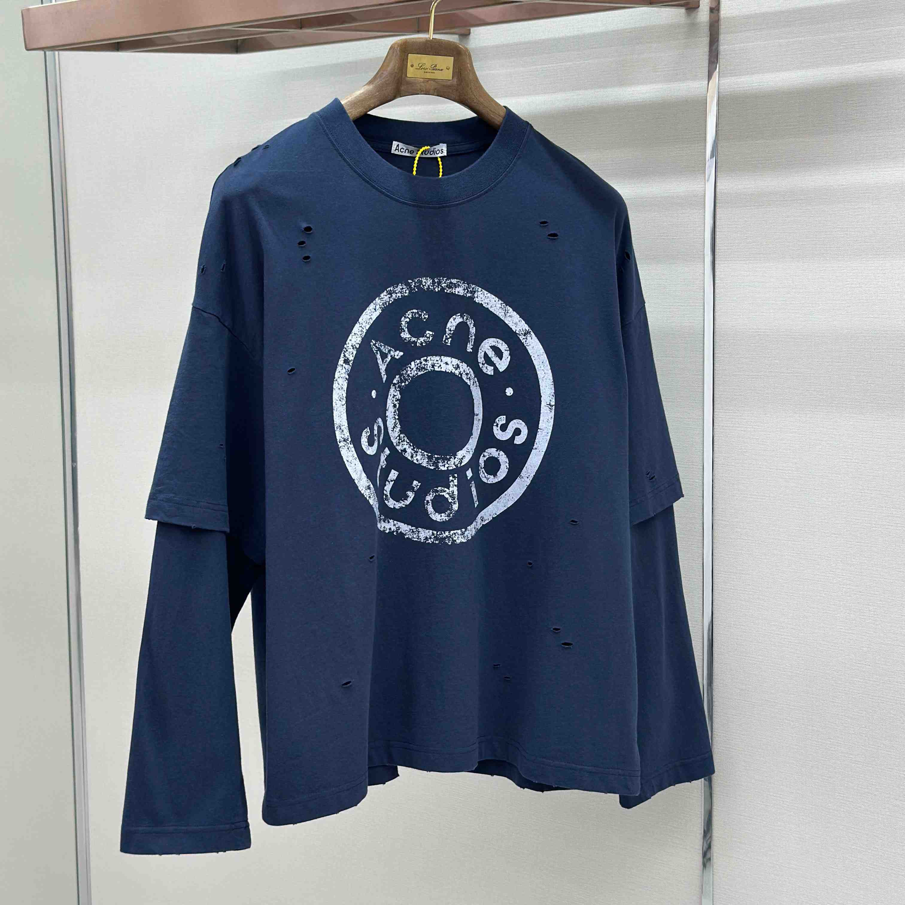 Acne Studios  Layered Logo T-shirt - DesignerGu