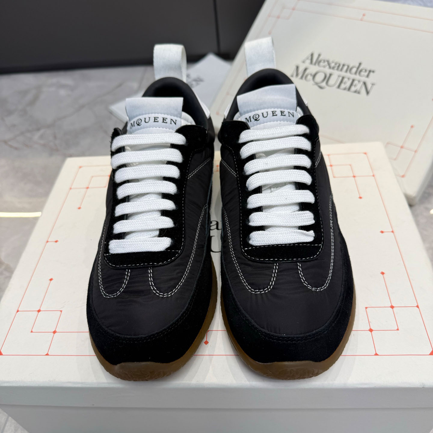 Alexander McQueen  EC1 Sneaker In Black - DesignerGu