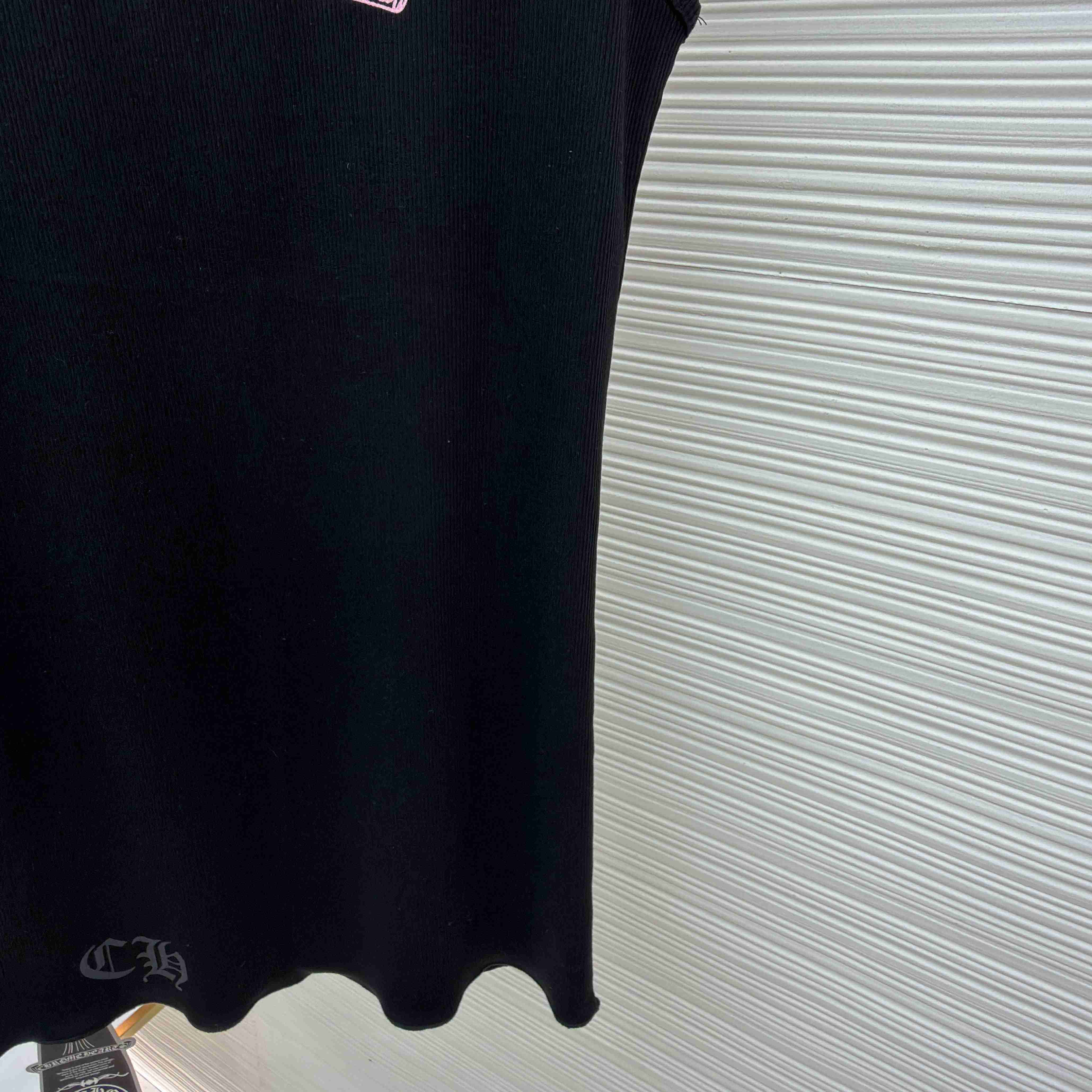 Chrome Hearts Black Deadly Doll Rib Tank Top - DesignerGu