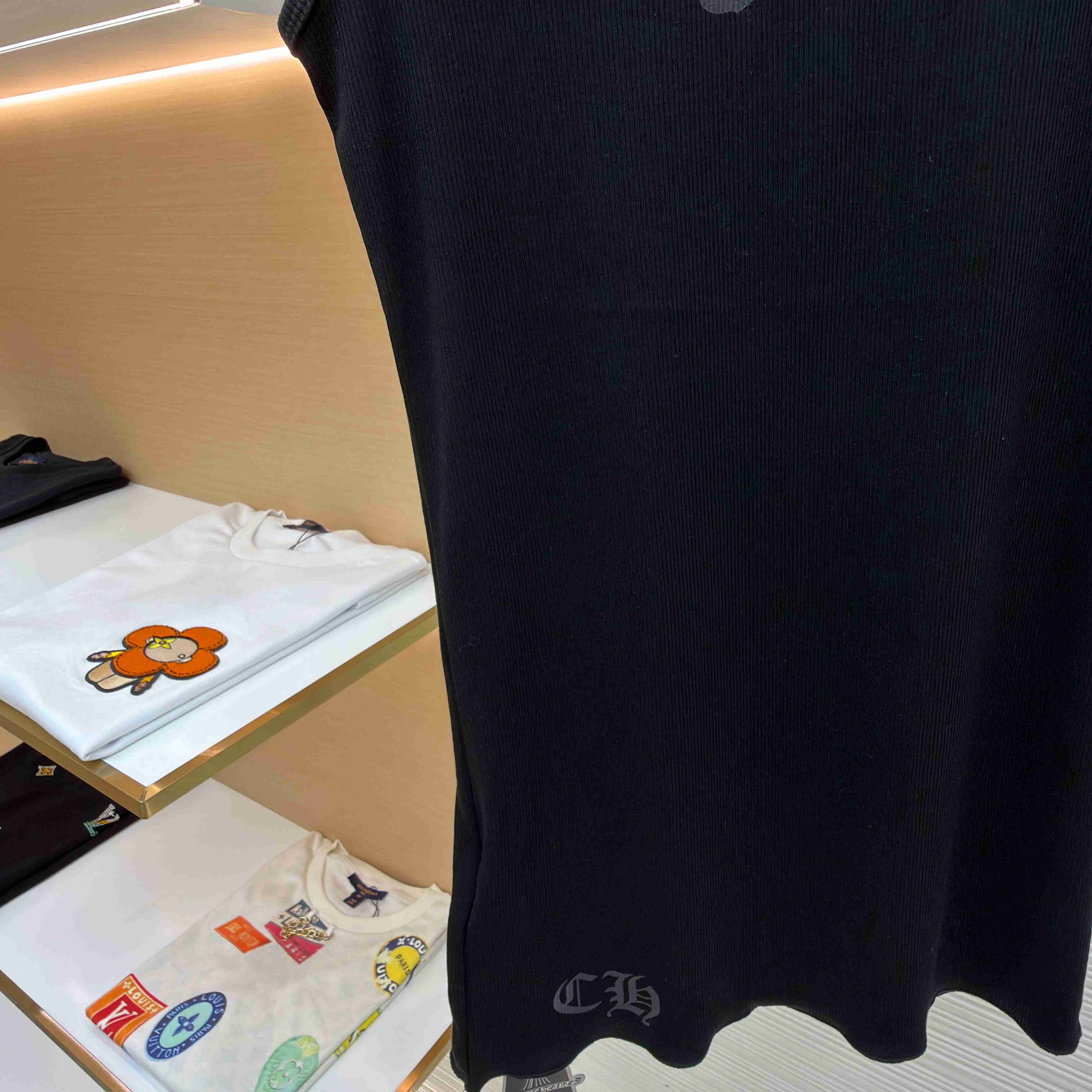 Chrome Hearts Black Deadly Doll Rib Tank Top - DesignerGu