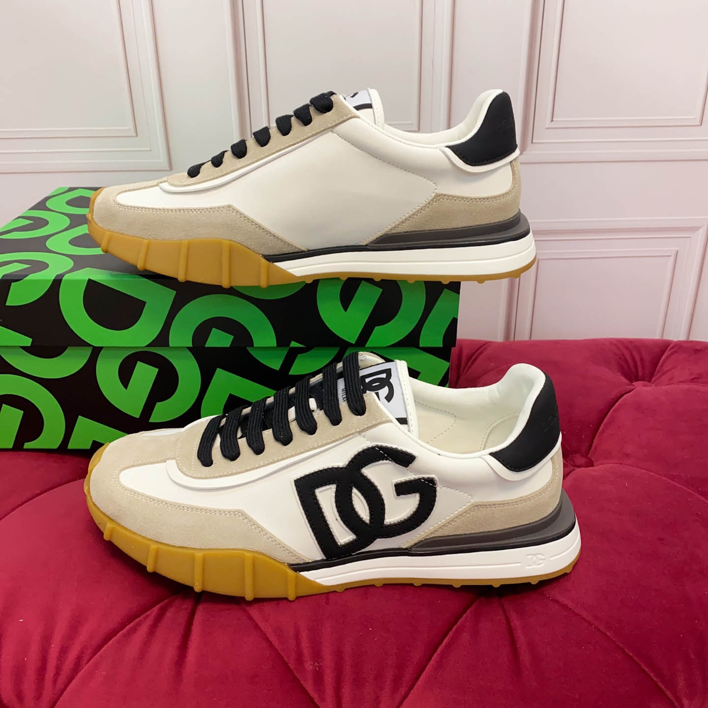 Dolce & Gabbana Athletic Fabric Sneakers - DesignerGu