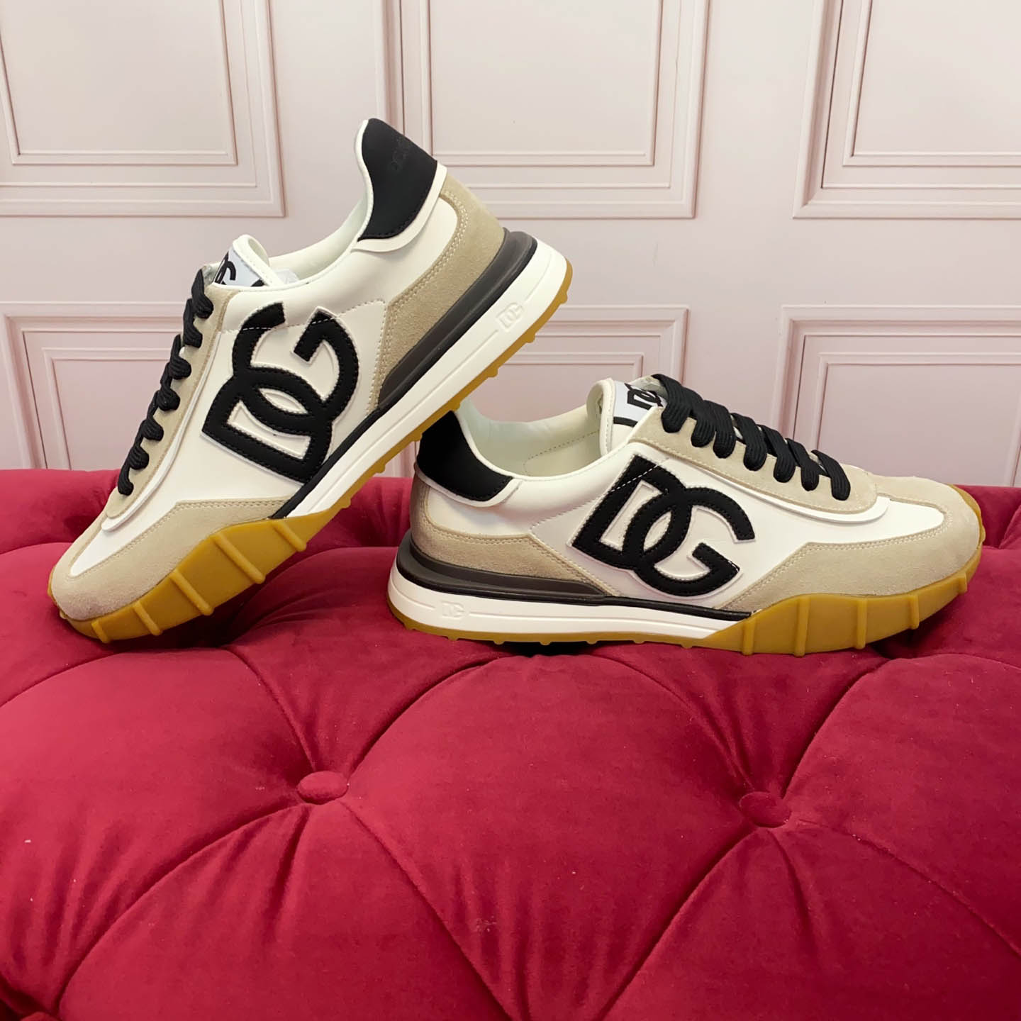 Dolce & Gabbana Athletic Fabric Sneakers - DesignerGu
