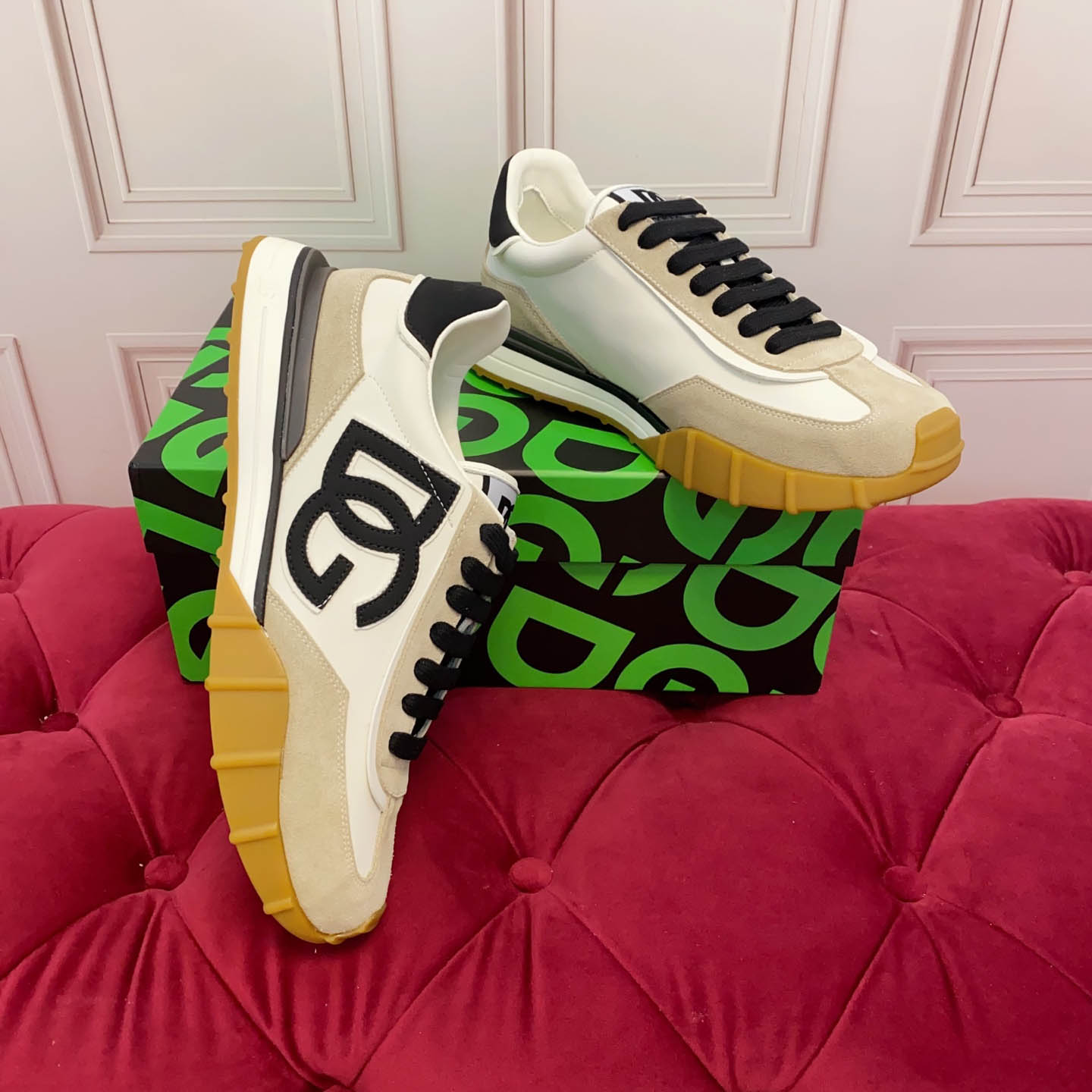 Dolce & Gabbana Athletic Fabric Sneakers - DesignerGu
