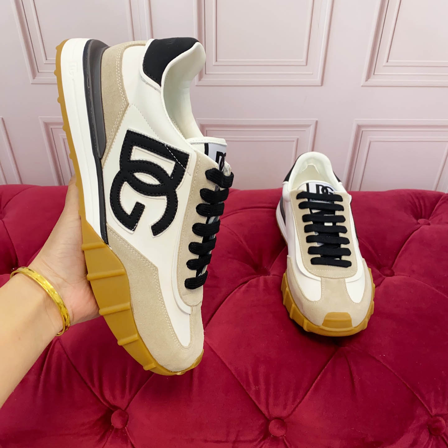 Dolce & Gabbana Athletic Fabric Sneakers - DesignerGu