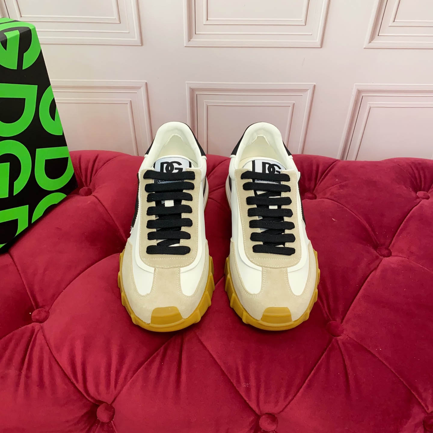 Dolce & Gabbana Athletic Fabric Sneakers - DesignerGu