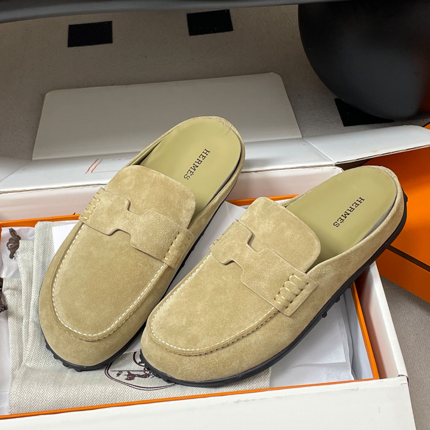 Hermes Mix Mule - DesignerGu