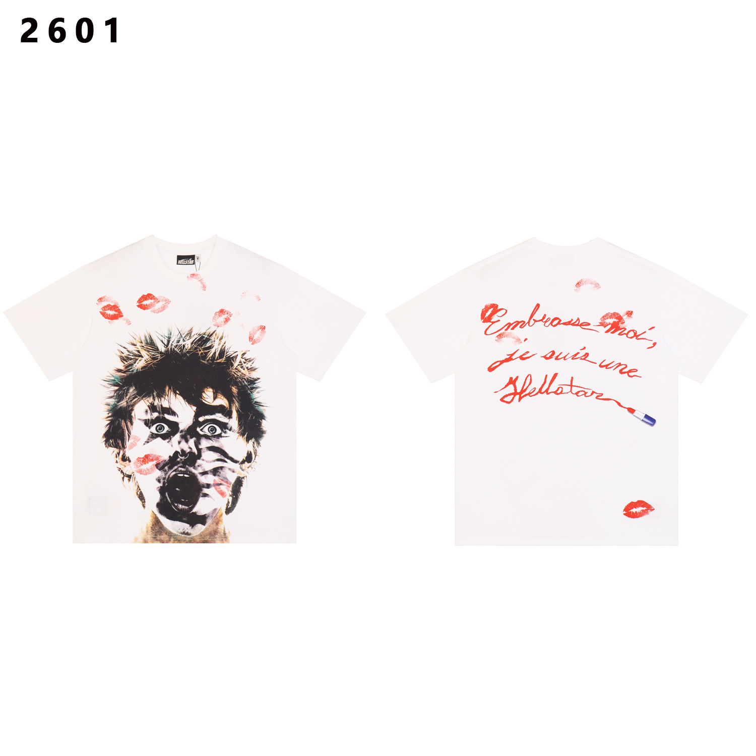 Hellstar French Kiss T-Shirt - DesignerGu