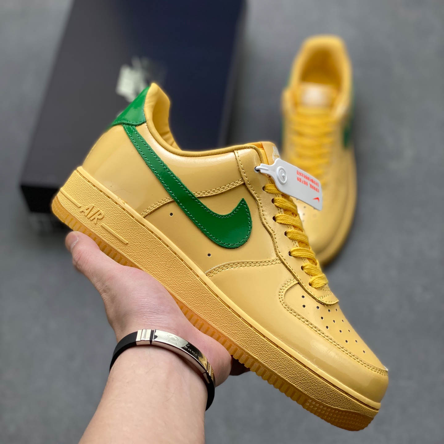Nike Air Force 1 Topaz Gold And Light Laser Orange  IO4489-700 - DesignerGu