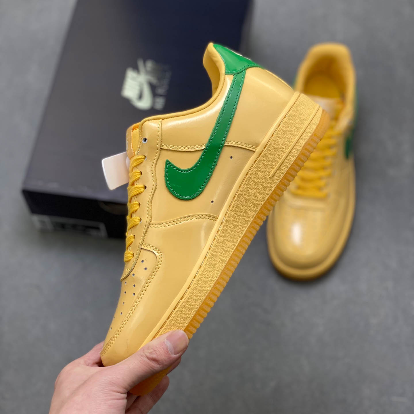 Nike Air Force 1 Topaz Gold And Light Laser Orange  IO4489-700 - DesignerGu