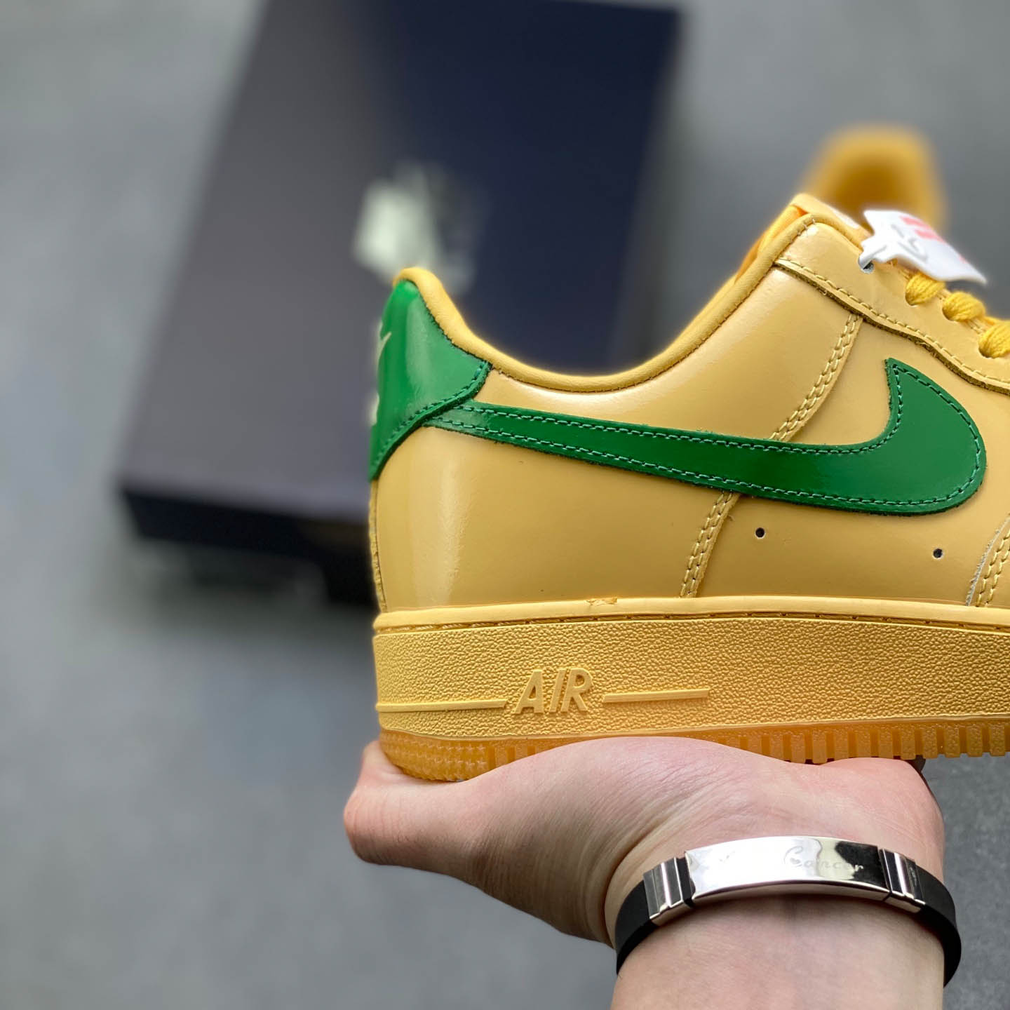 Nike Air Force 1 Topaz Gold And Light Laser Orange  IO4489-700 - DesignerGu