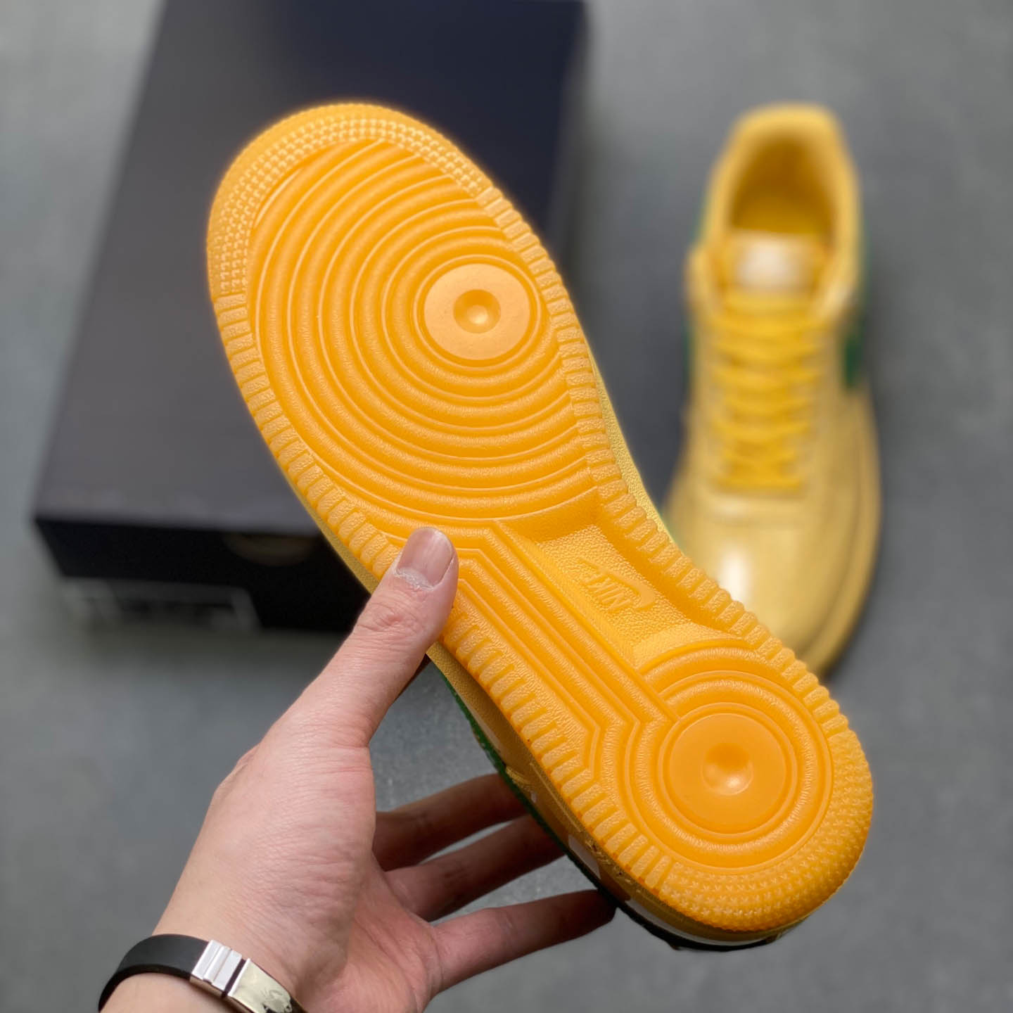 Nike Air Force 1 Topaz Gold And Light Laser Orange  IO4489-700 - DesignerGu