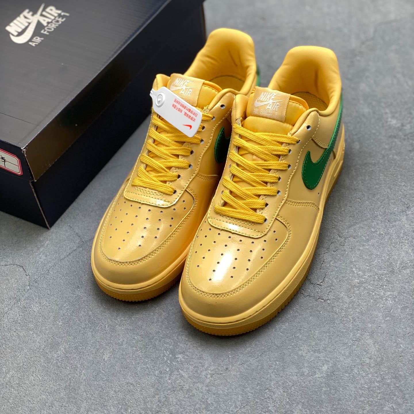 Nike Air Force 1 Topaz Gold And Light Laser Orange  IO4489-700 - DesignerGu