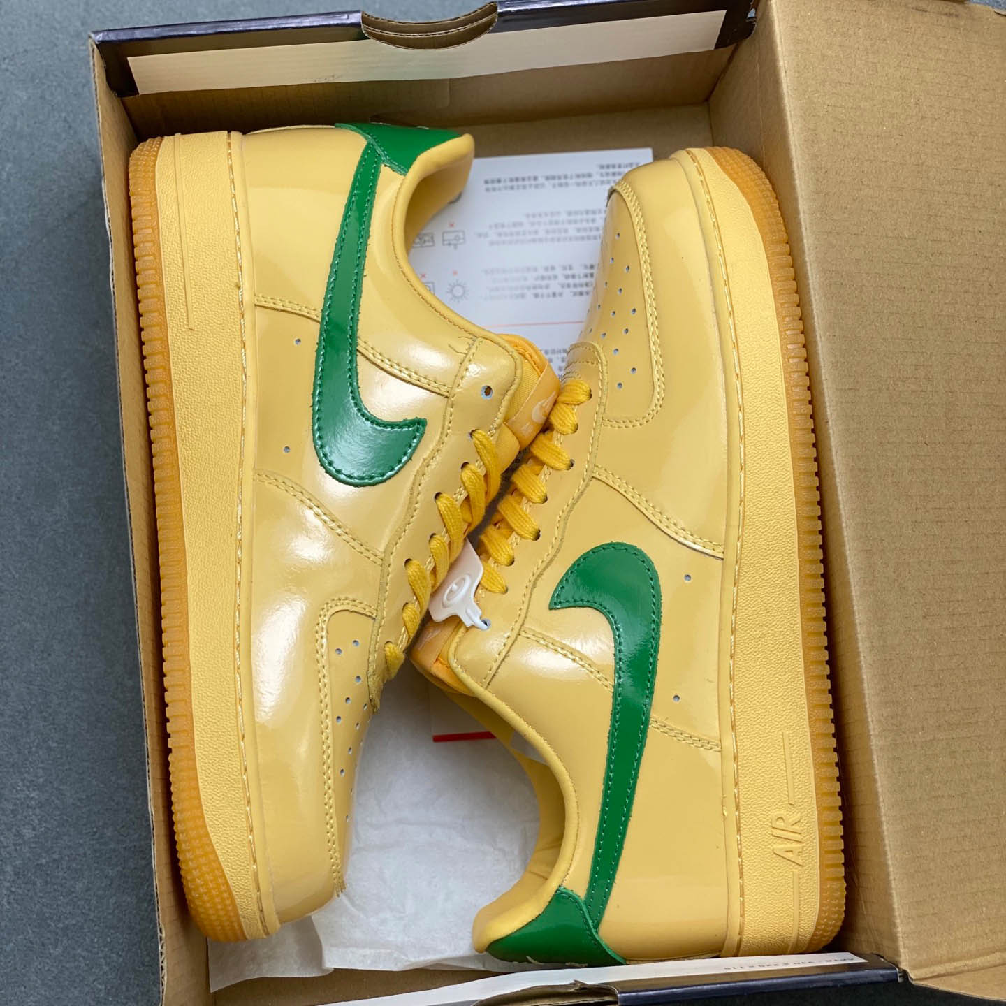 Nike Air Force 1 Topaz Gold And Light Laser Orange  IO4489-700 - DesignerGu