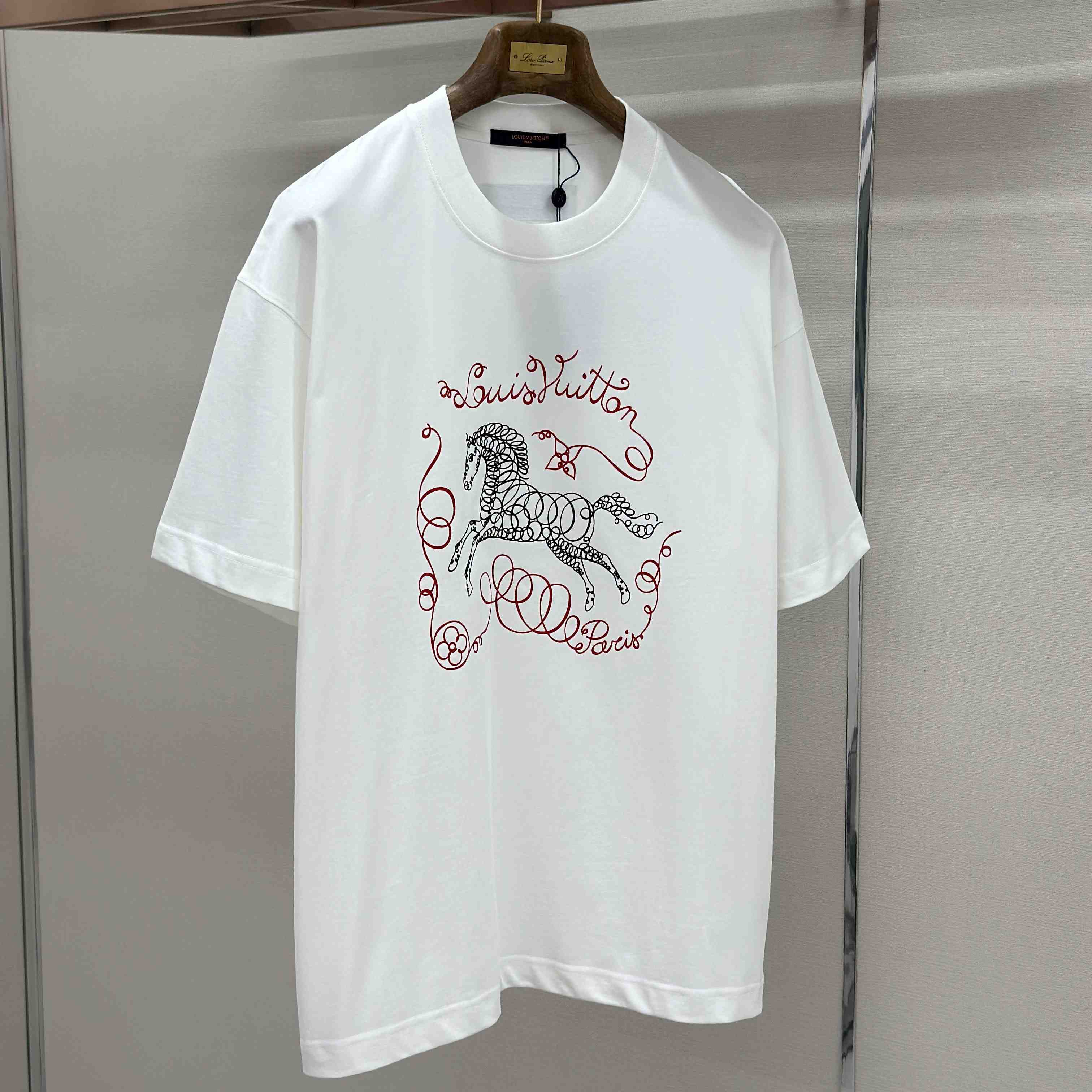 Louis Vuitton Horse Print T-Shirt - DesignerGu