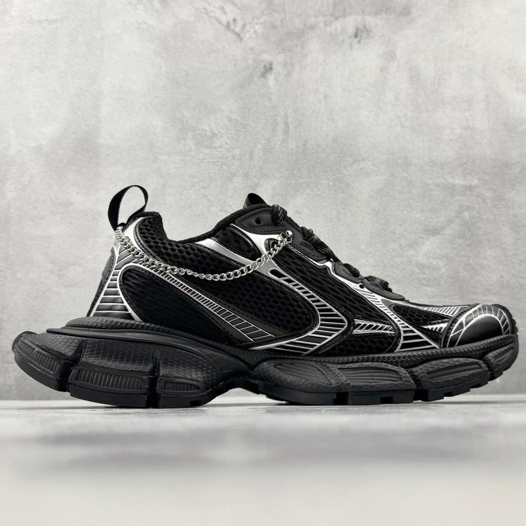 Balenciaga 3xl Sneaker With Charms In Black/Silver - DesignerGu