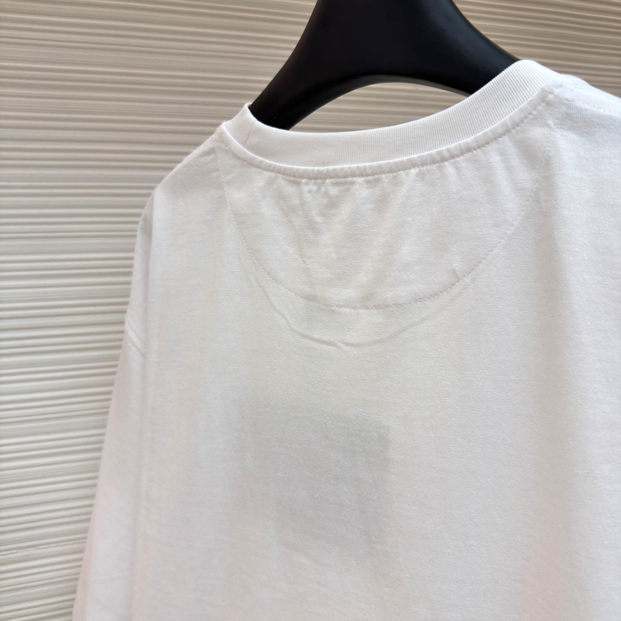 Prada Re-Nylon T-Shirt 'White' - DesignerGu
